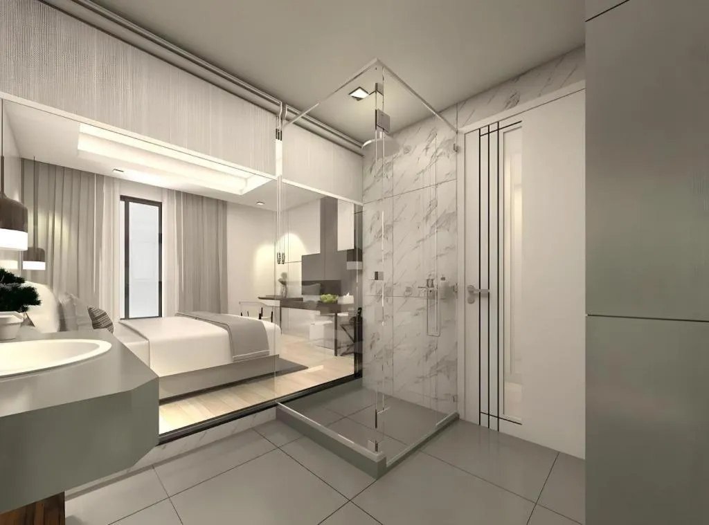 Bed in Thaisun Bangkok Hotel