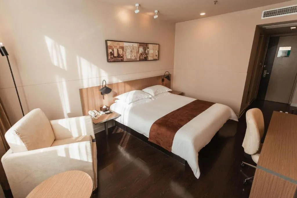 Bed in Jinjiang Inn Select Xuzhou Suining Middle Yuanfu Road
