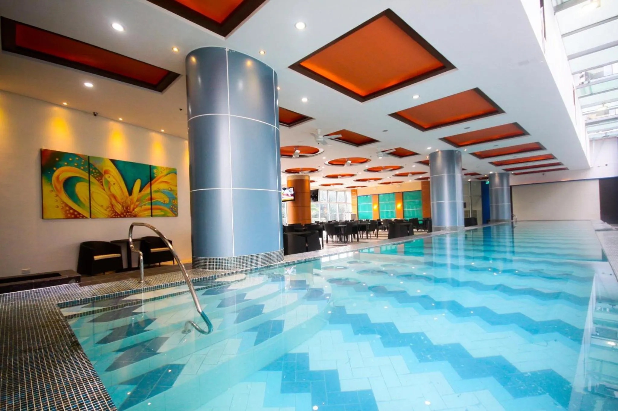 Swimming pool in UPad Hotel