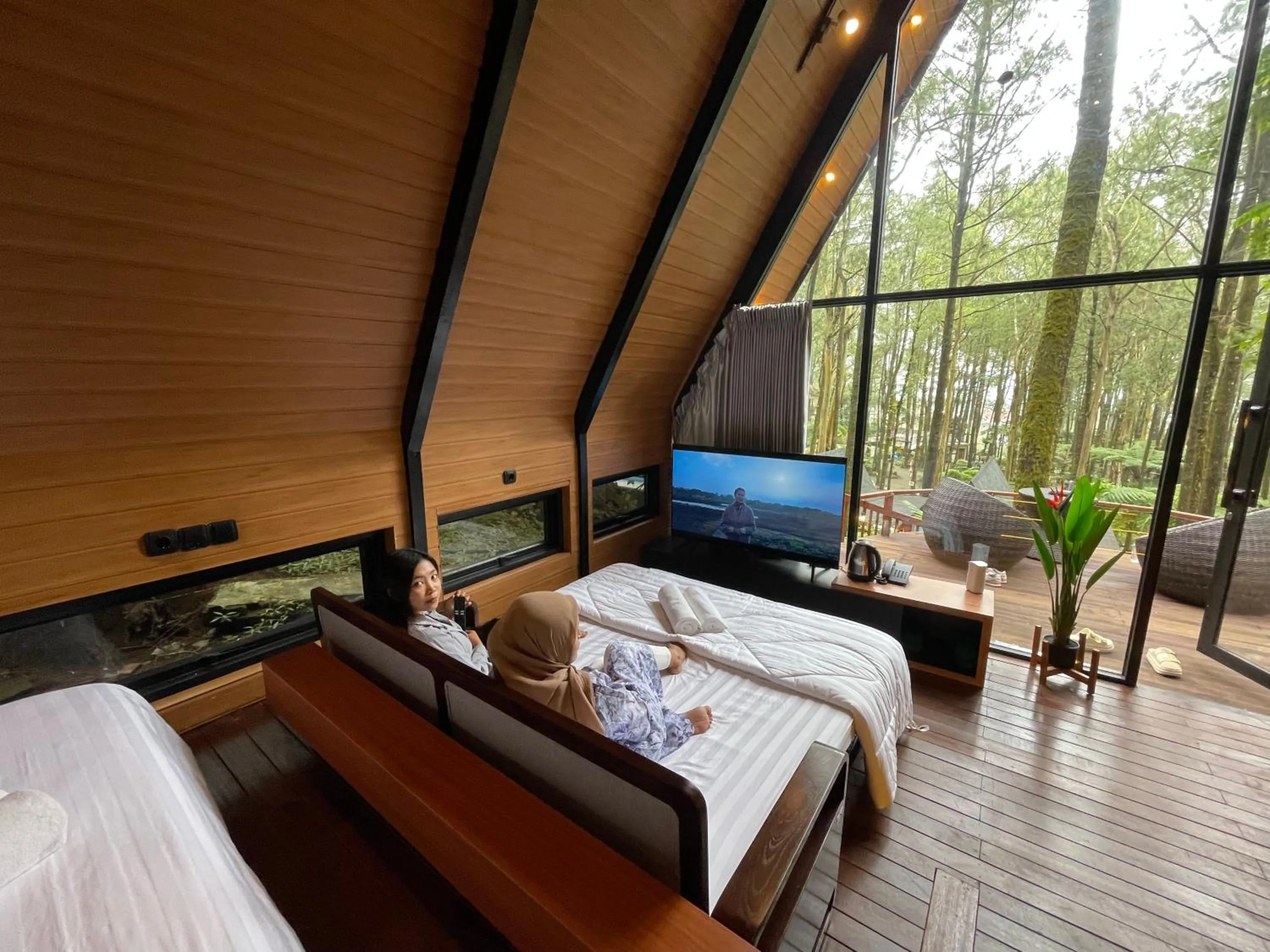 Bed in Kopeng Treetop Adventure Park