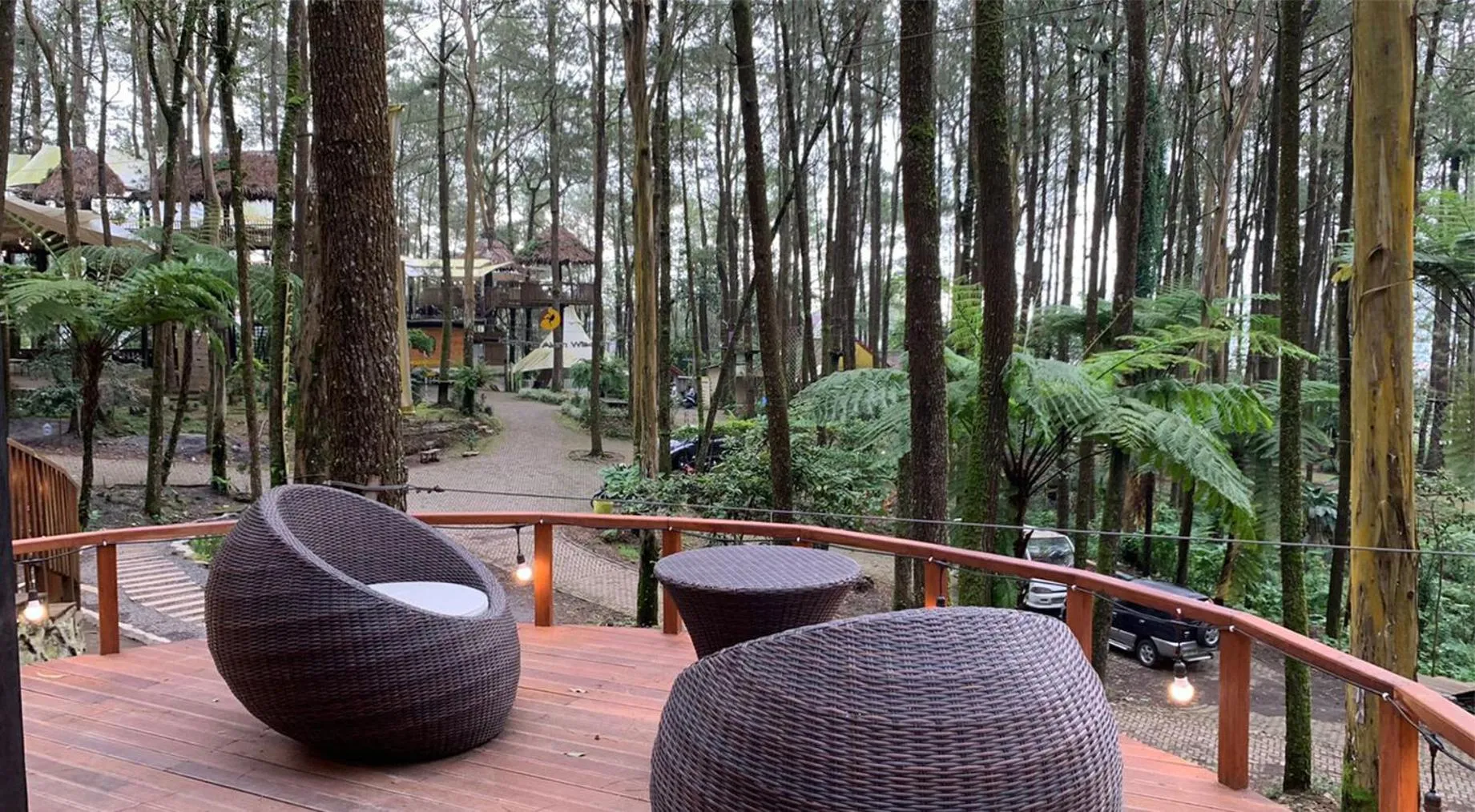 Garden view in Kopeng Treetop Adventure Park