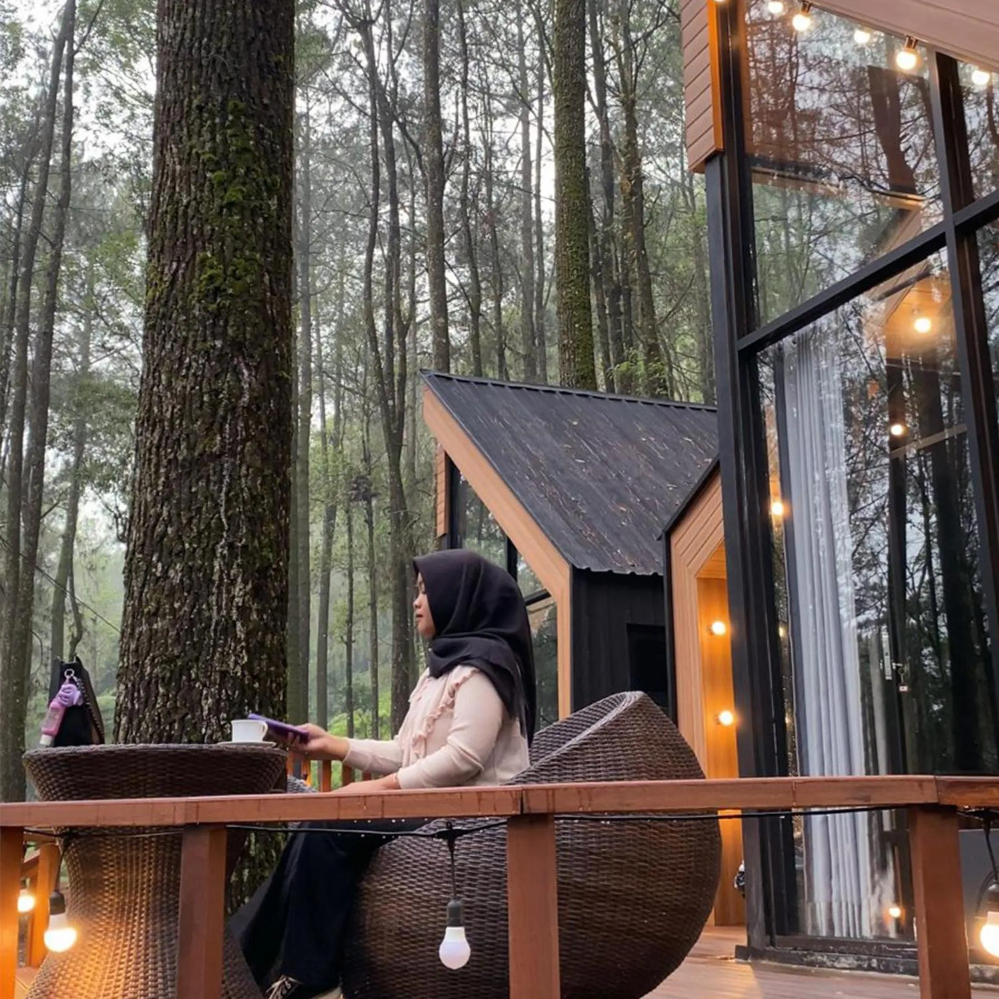 Natural landscape in Kopeng Treetop Adventure Park