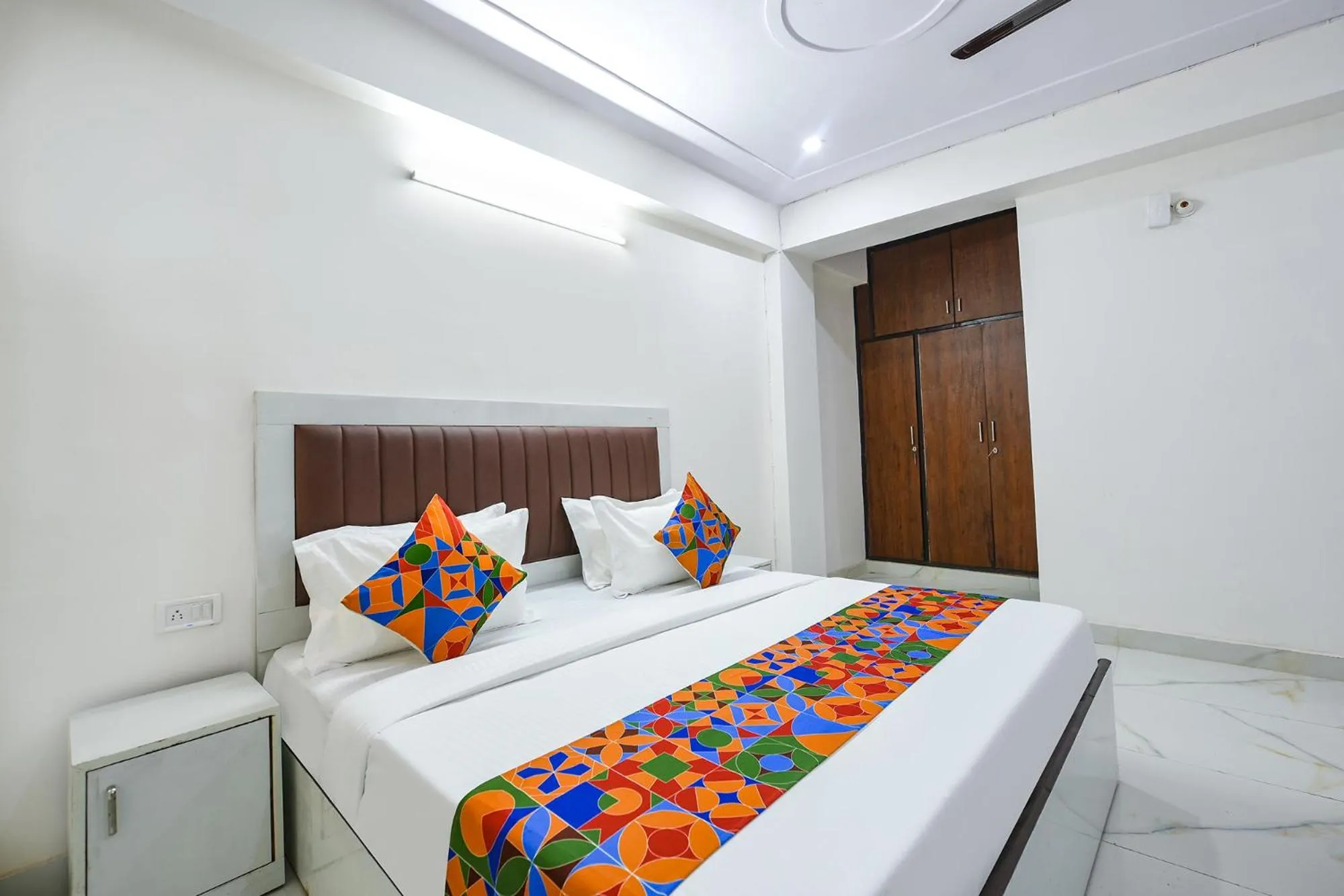 Bed in FabHotel The Yashobhumi - Nr Yashobhoomi Convention Centre