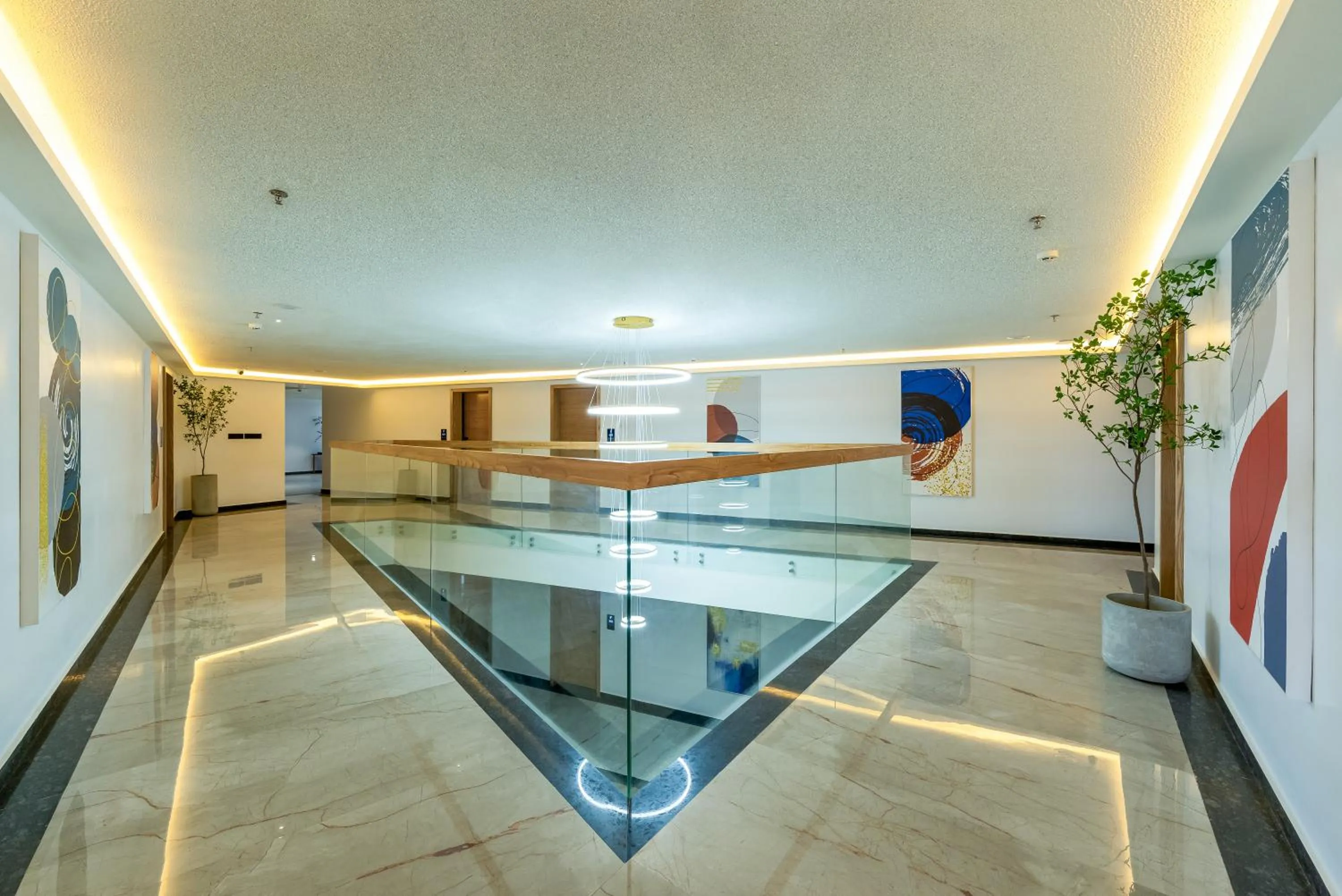 Inner courtyard view in ESPERO INN Malappuram