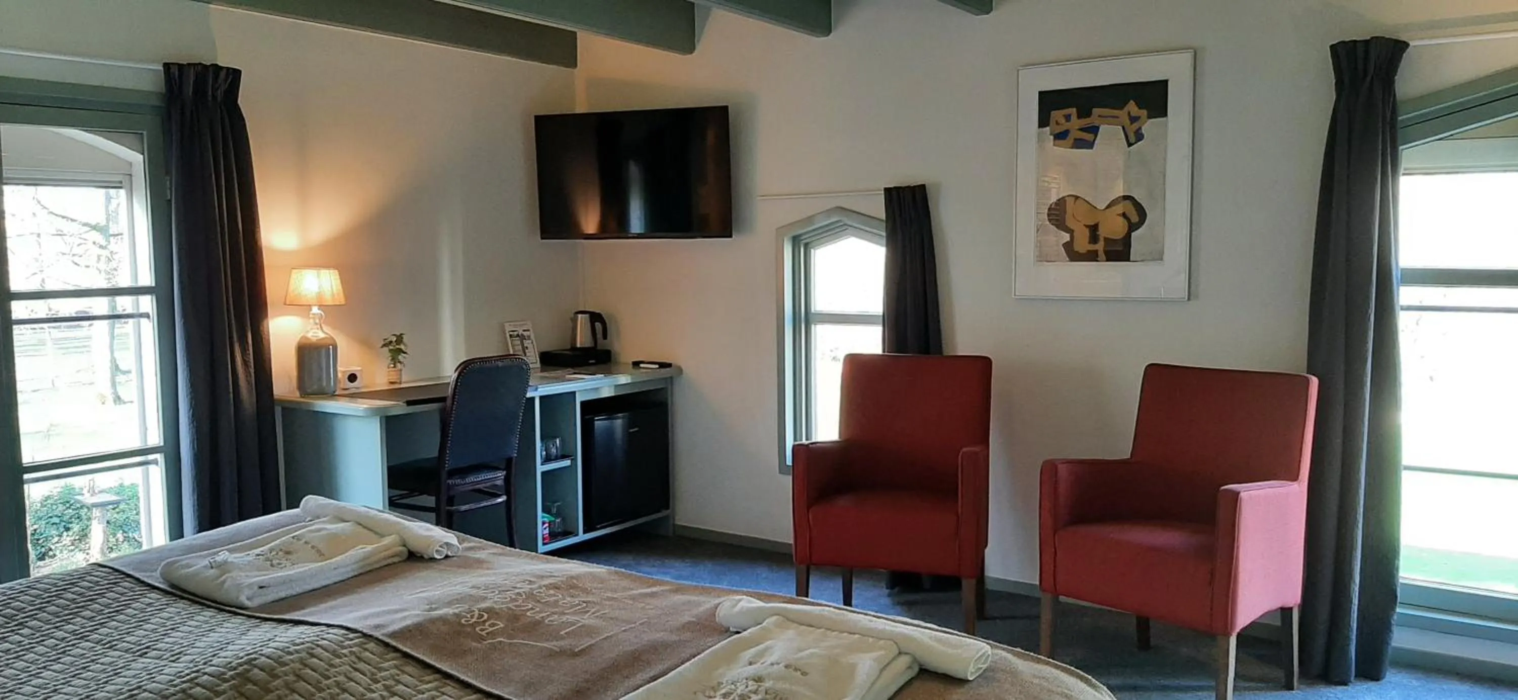 Bed in B&B en SPA Landgoed Matanze