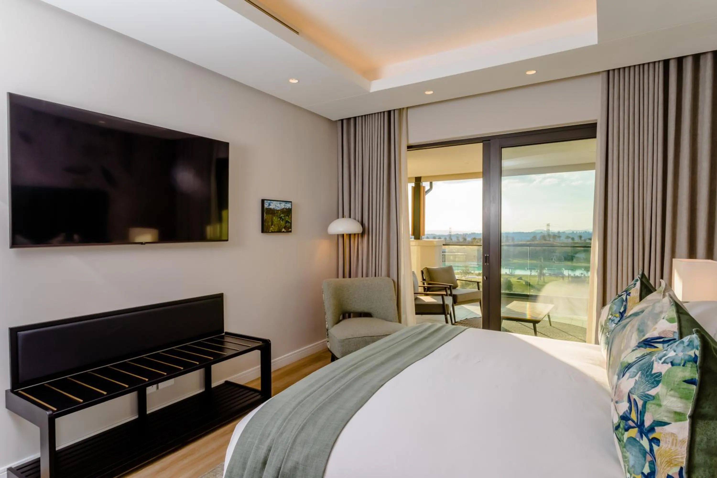 Bed in Steyn City Hotel by Saxon