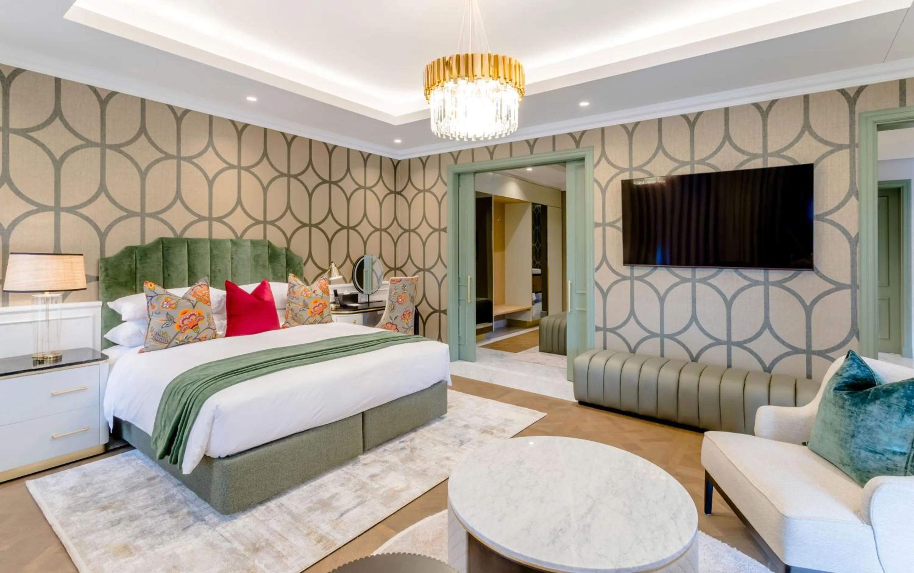 Bed in Steyn City Hotel by Saxon