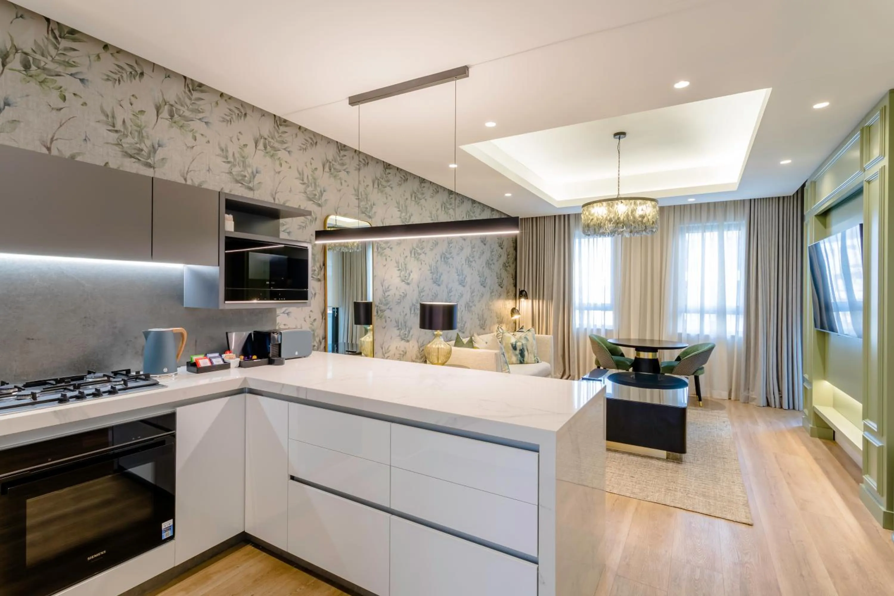 Living room in Steyn City Hotel by Saxon