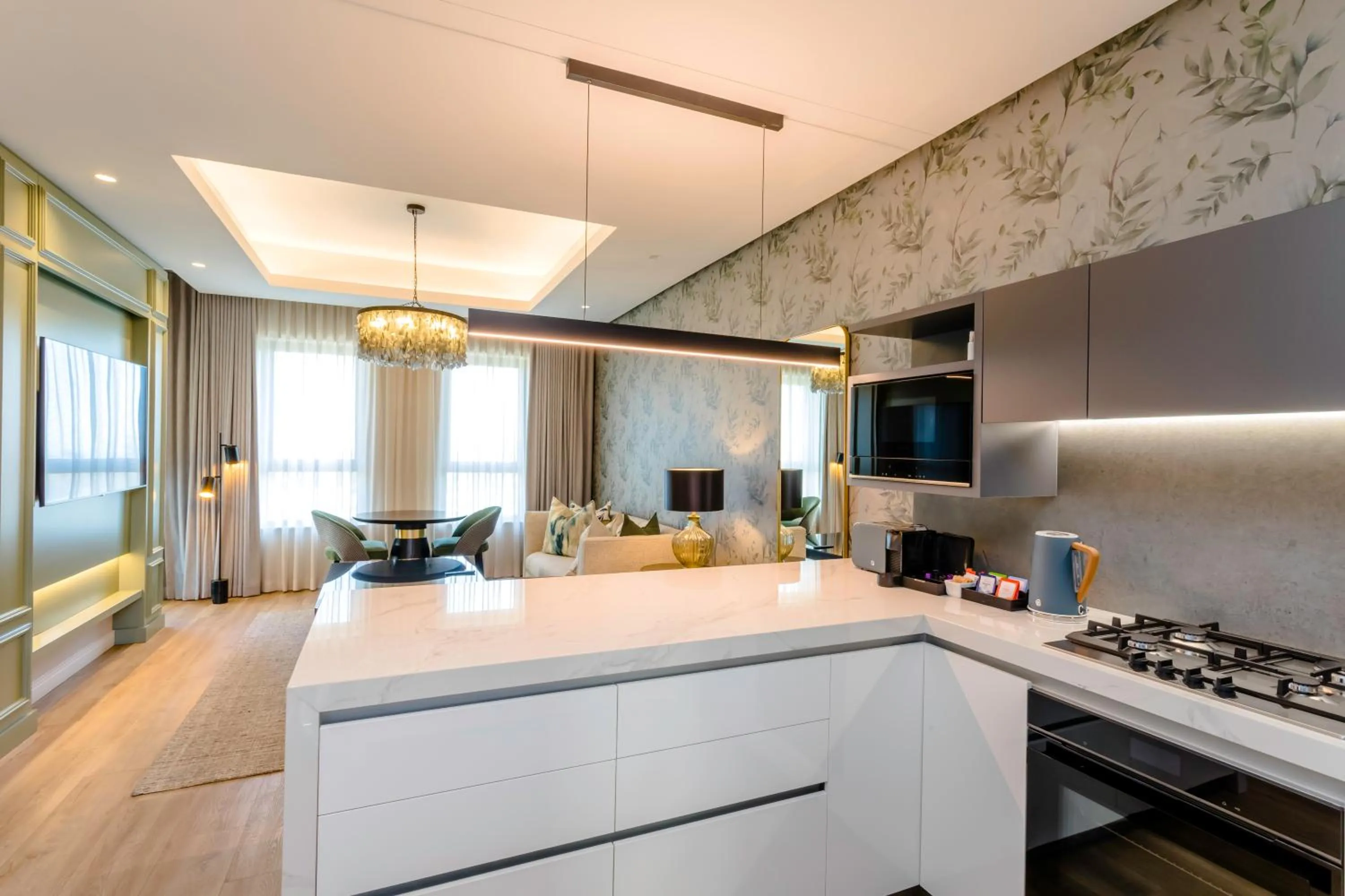 Living room in Steyn City Hotel by Saxon