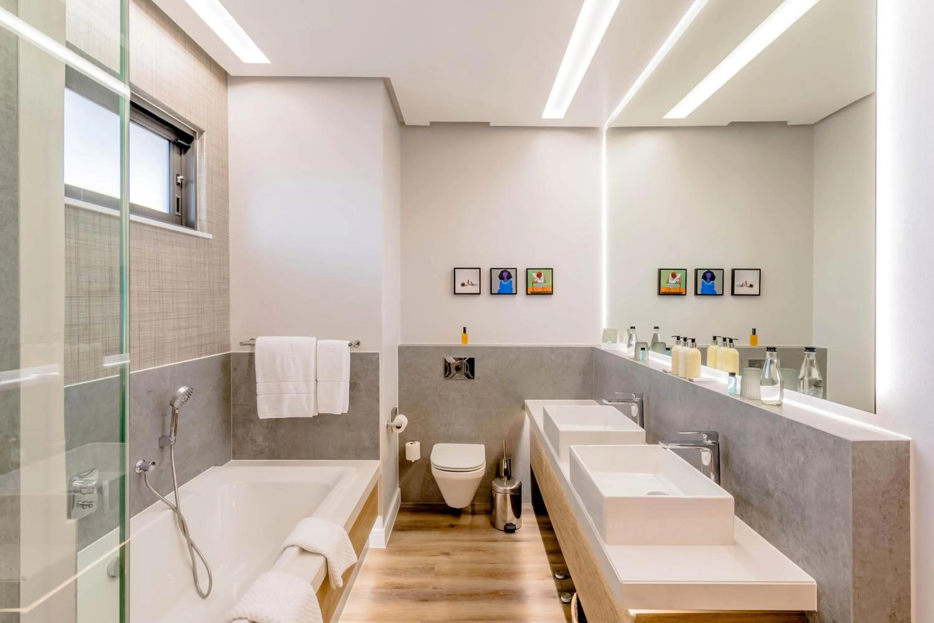 Bathroom in Steyn City Hotel by Saxon