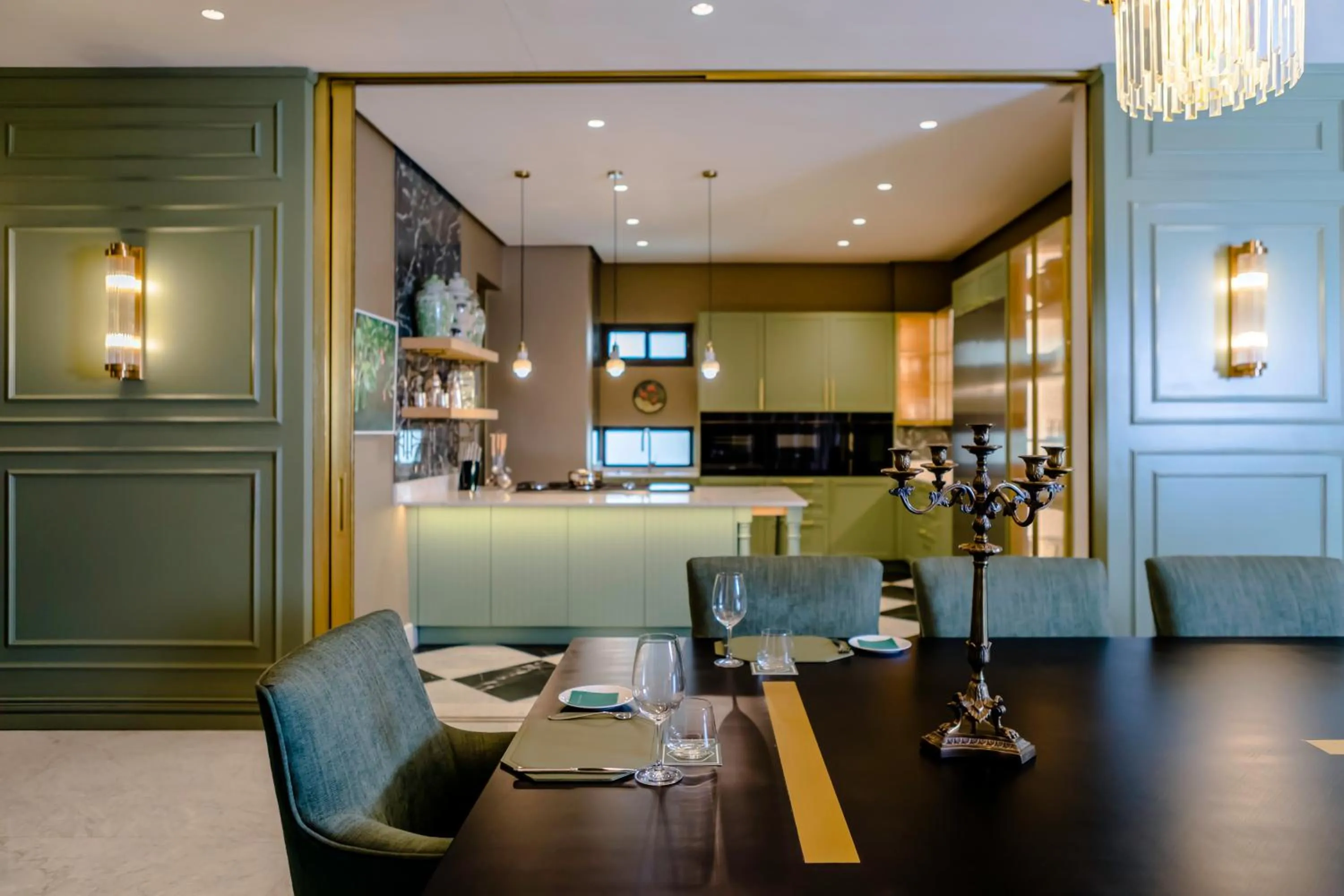 Living room in Steyn City Hotel by Saxon