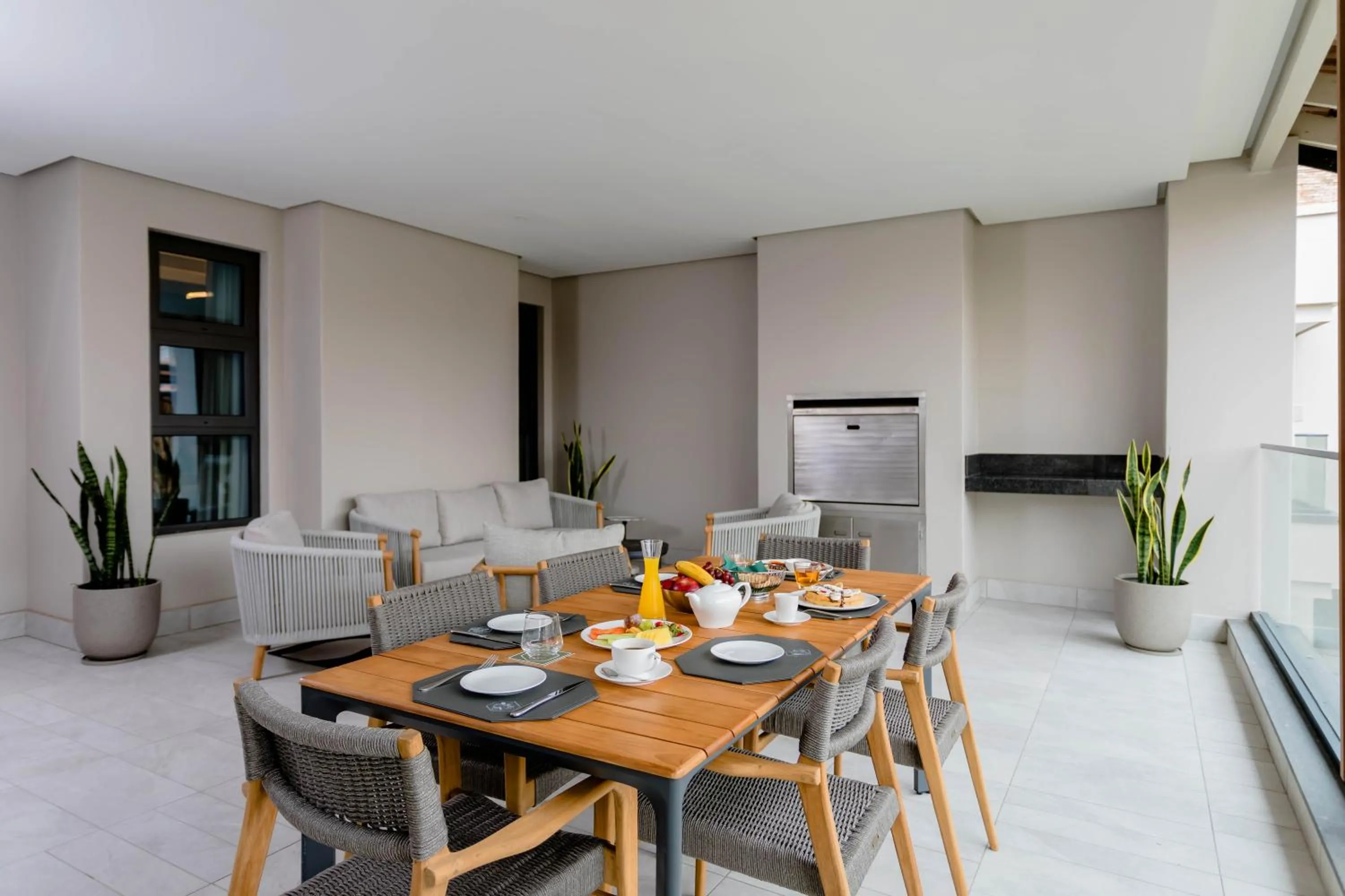 Patio in Steyn City Hotel by Saxon