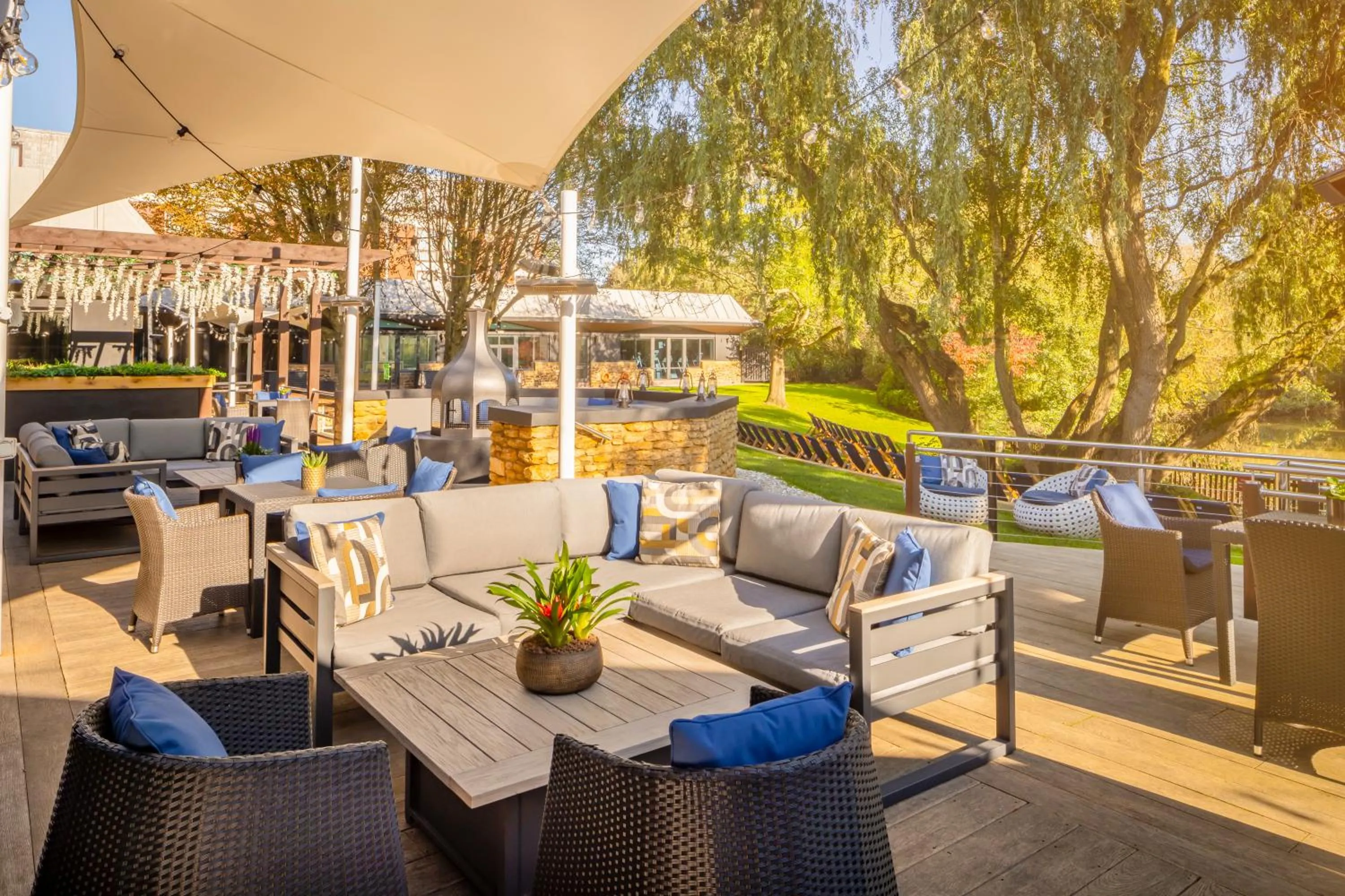 Balcony/Terrace in Crowne Plaza Stratford-upon-Avon by IHG