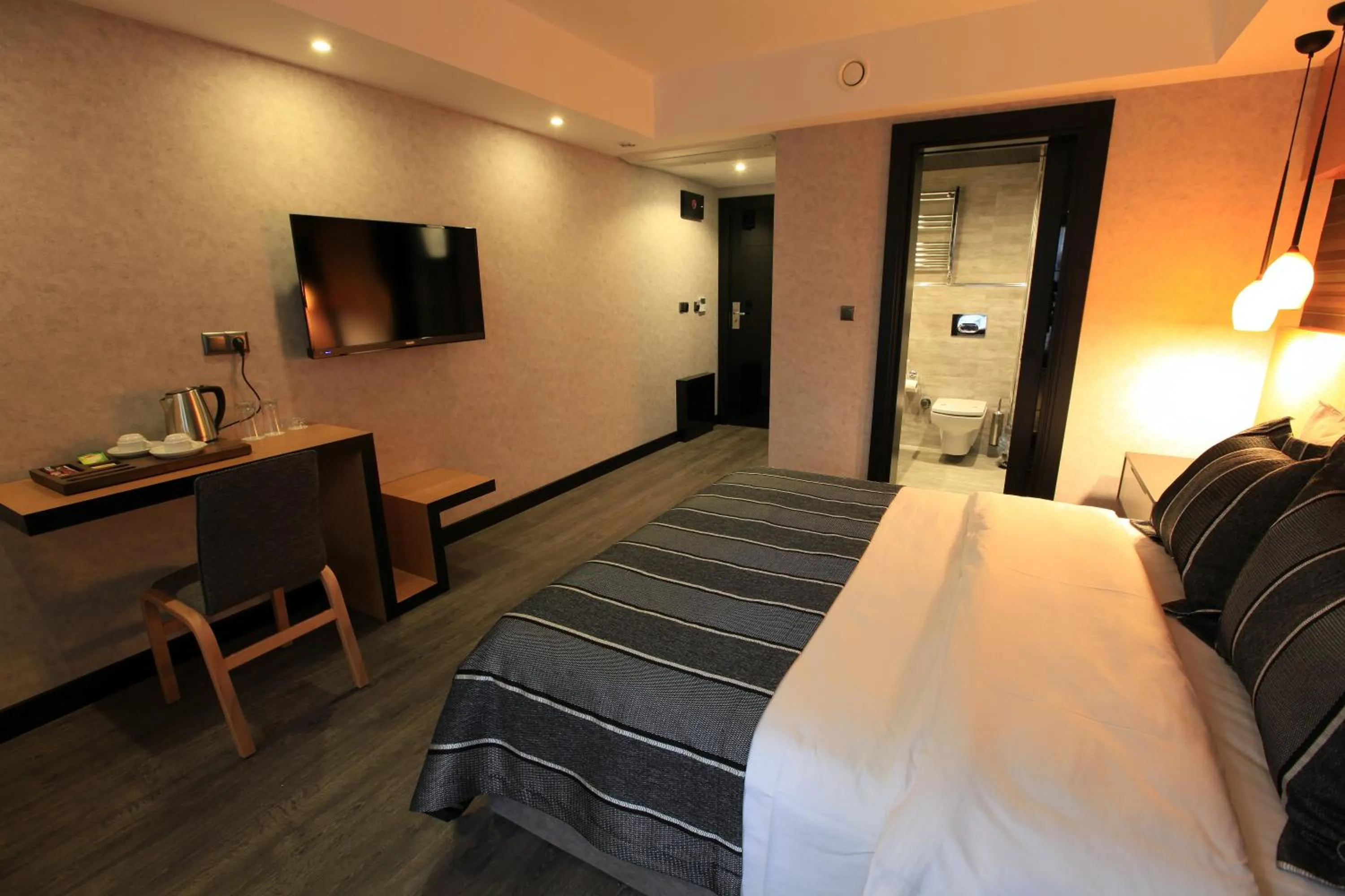 Bedroom in The Black Hotel