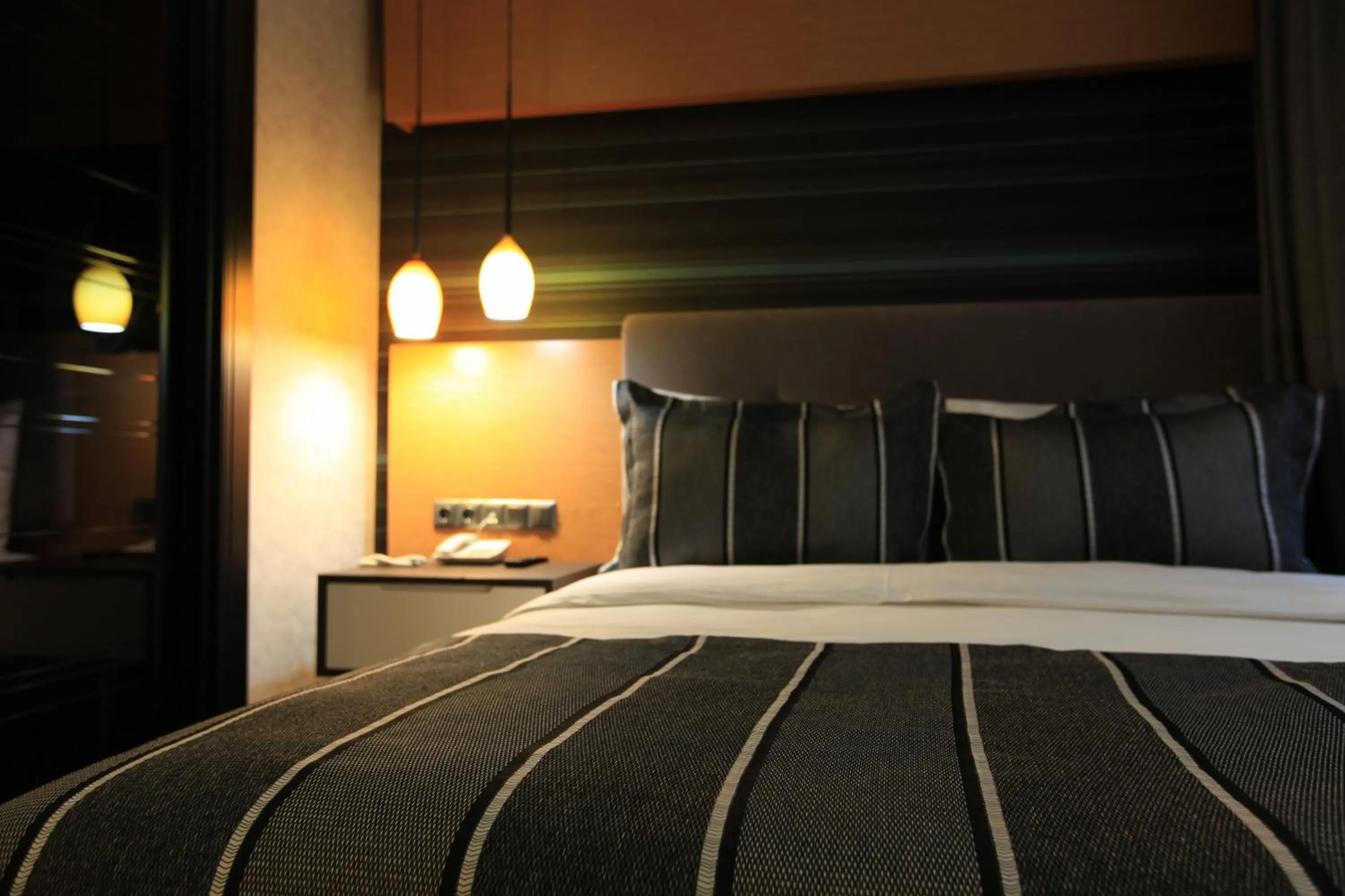 Bedroom in The Black Hotel