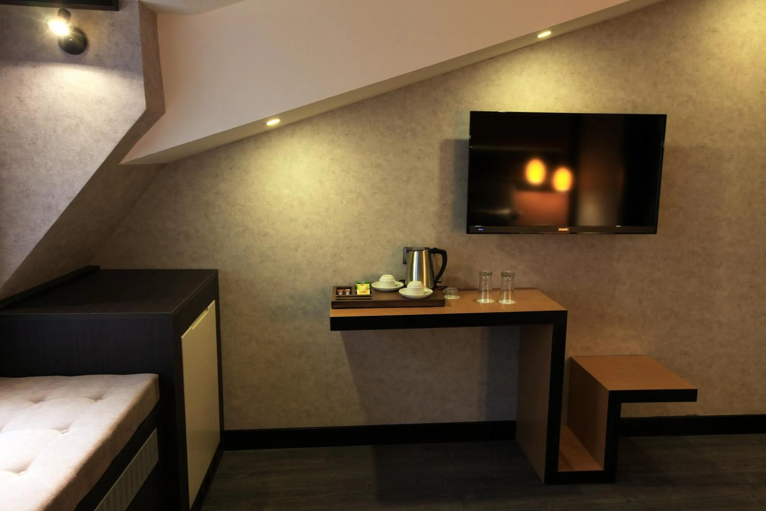 Seating area in The Black Hotel