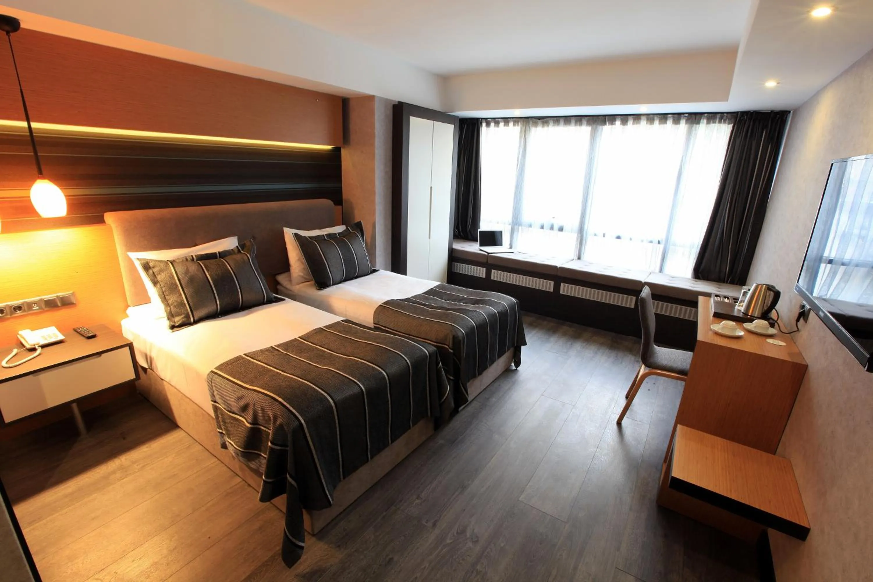 Bedroom in The Black Hotel