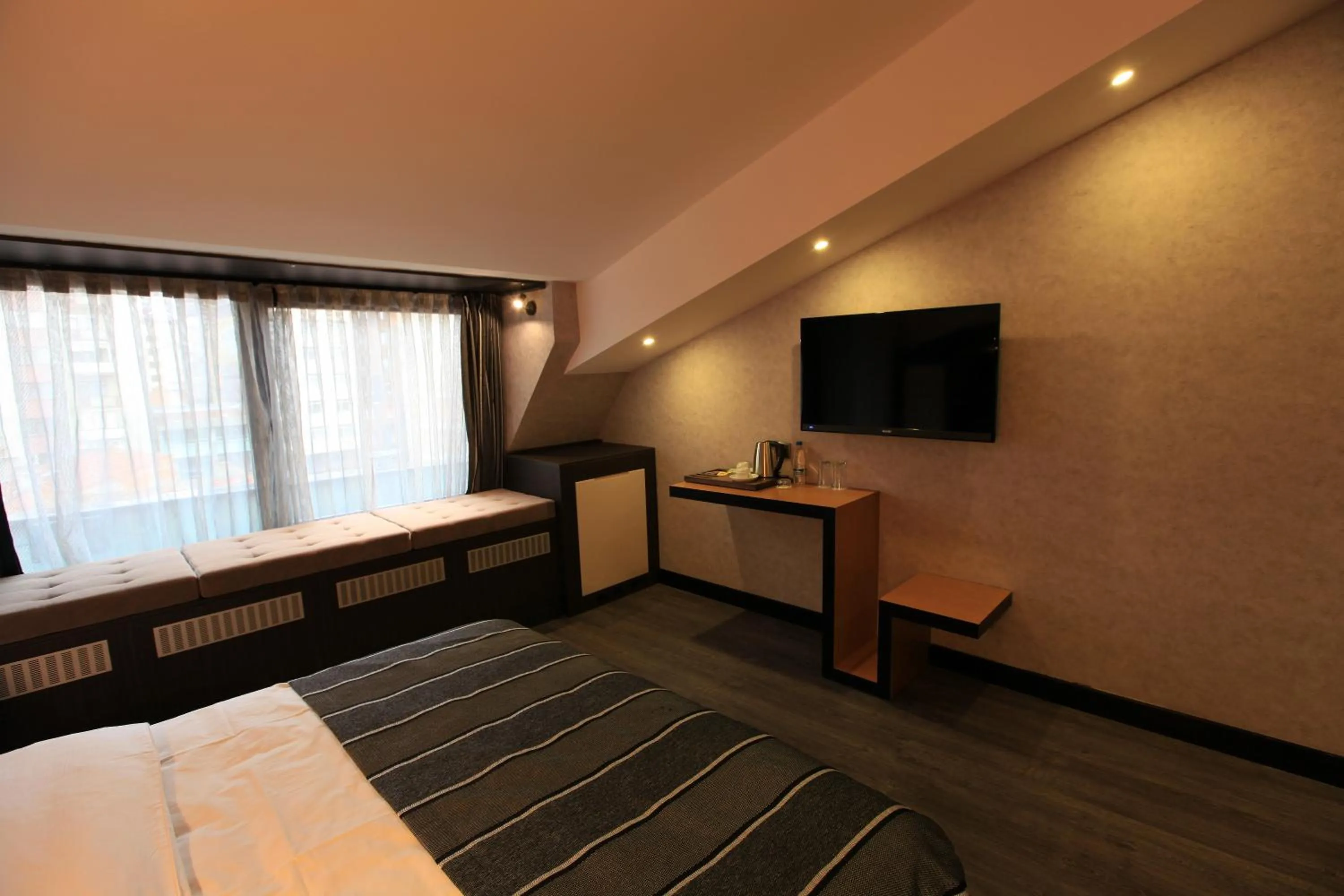 Bedroom in The Black Hotel