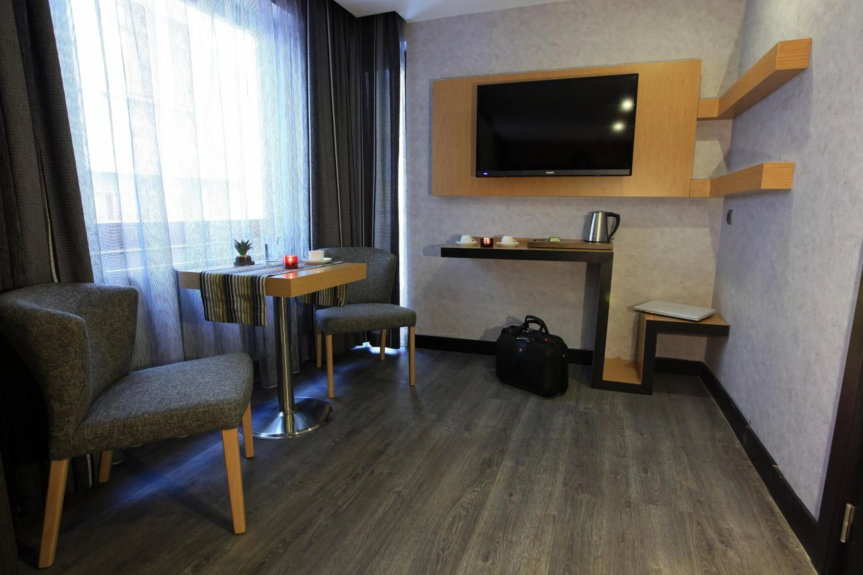 Seating area in The Black Hotel