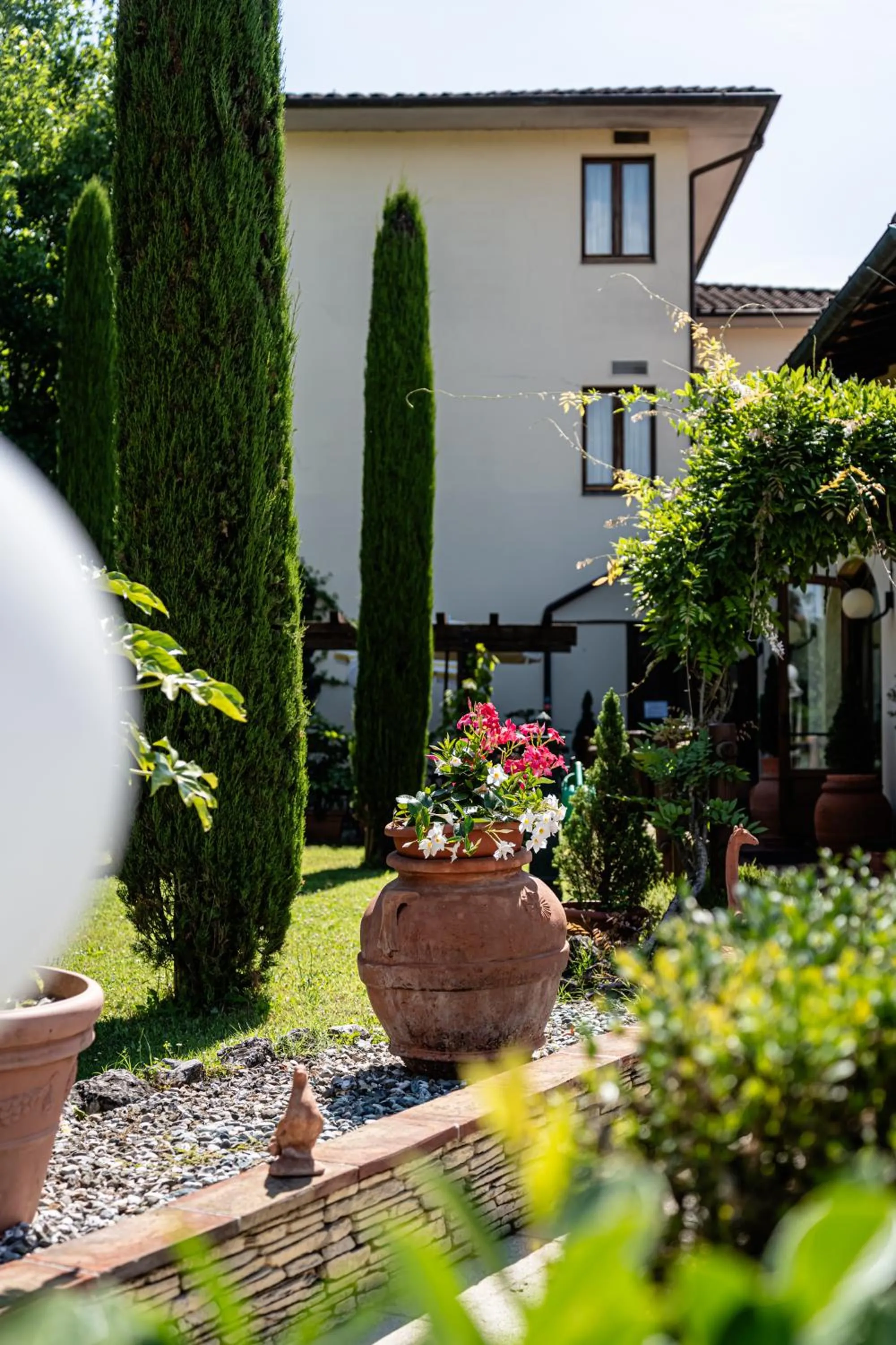 Garden in Hotel Ristorante La Lanterna