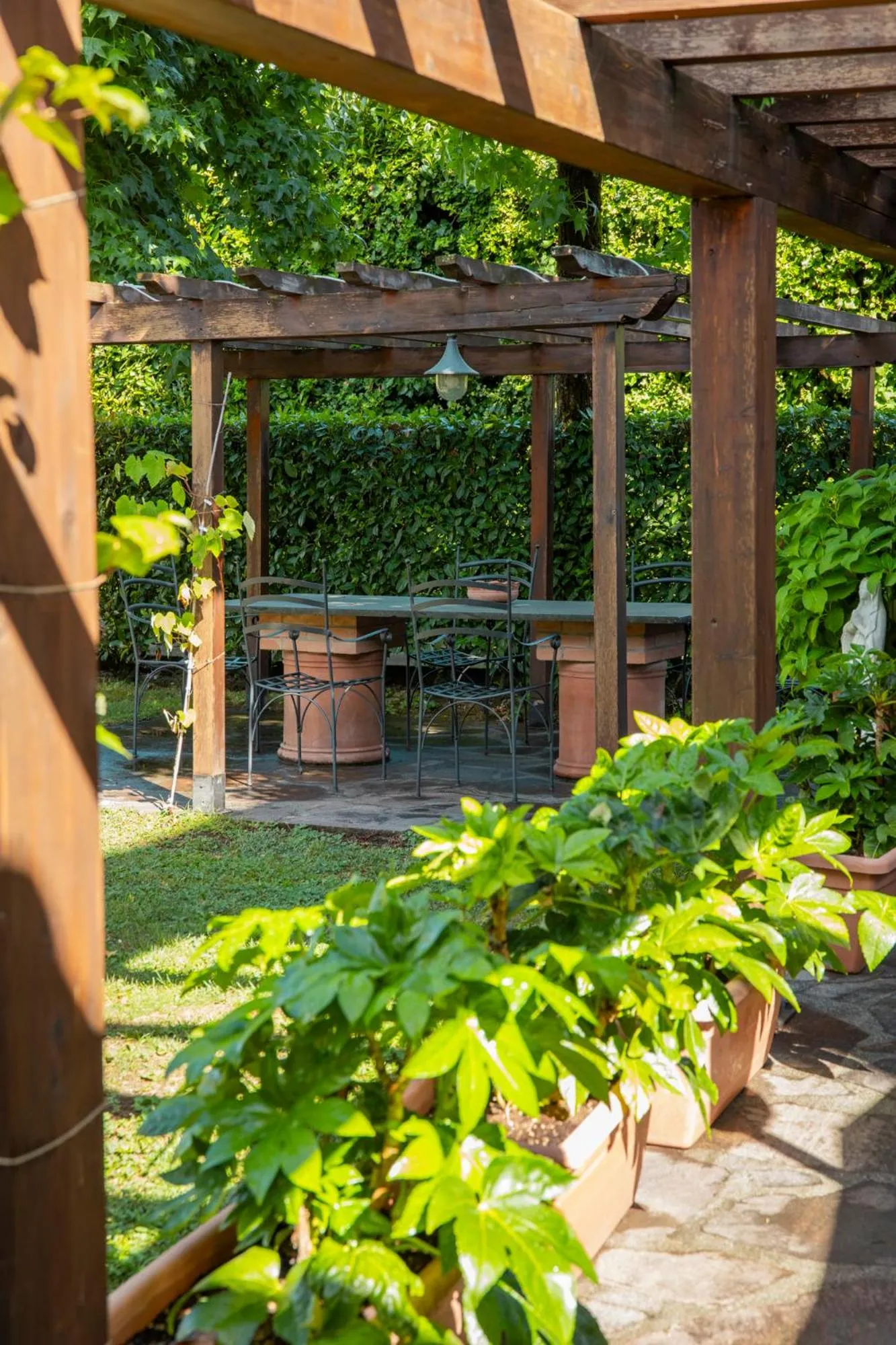Garden in Hotel Ristorante La Lanterna