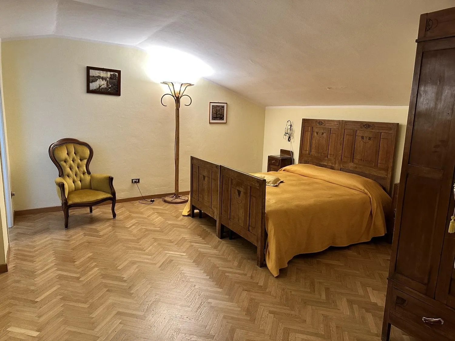 Bedroom, Bed in Villa Sargiano