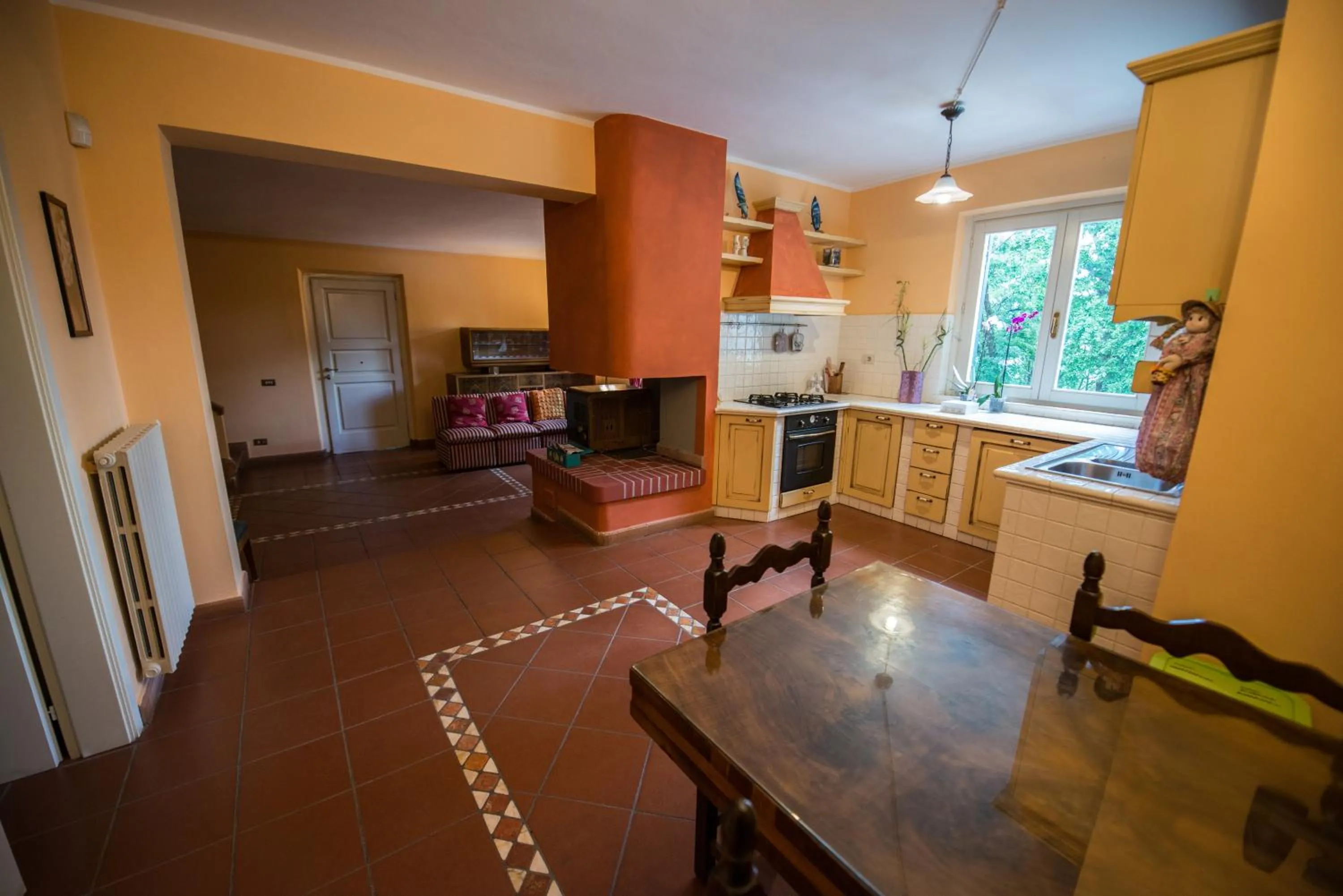Dining area in Villa Sargiano