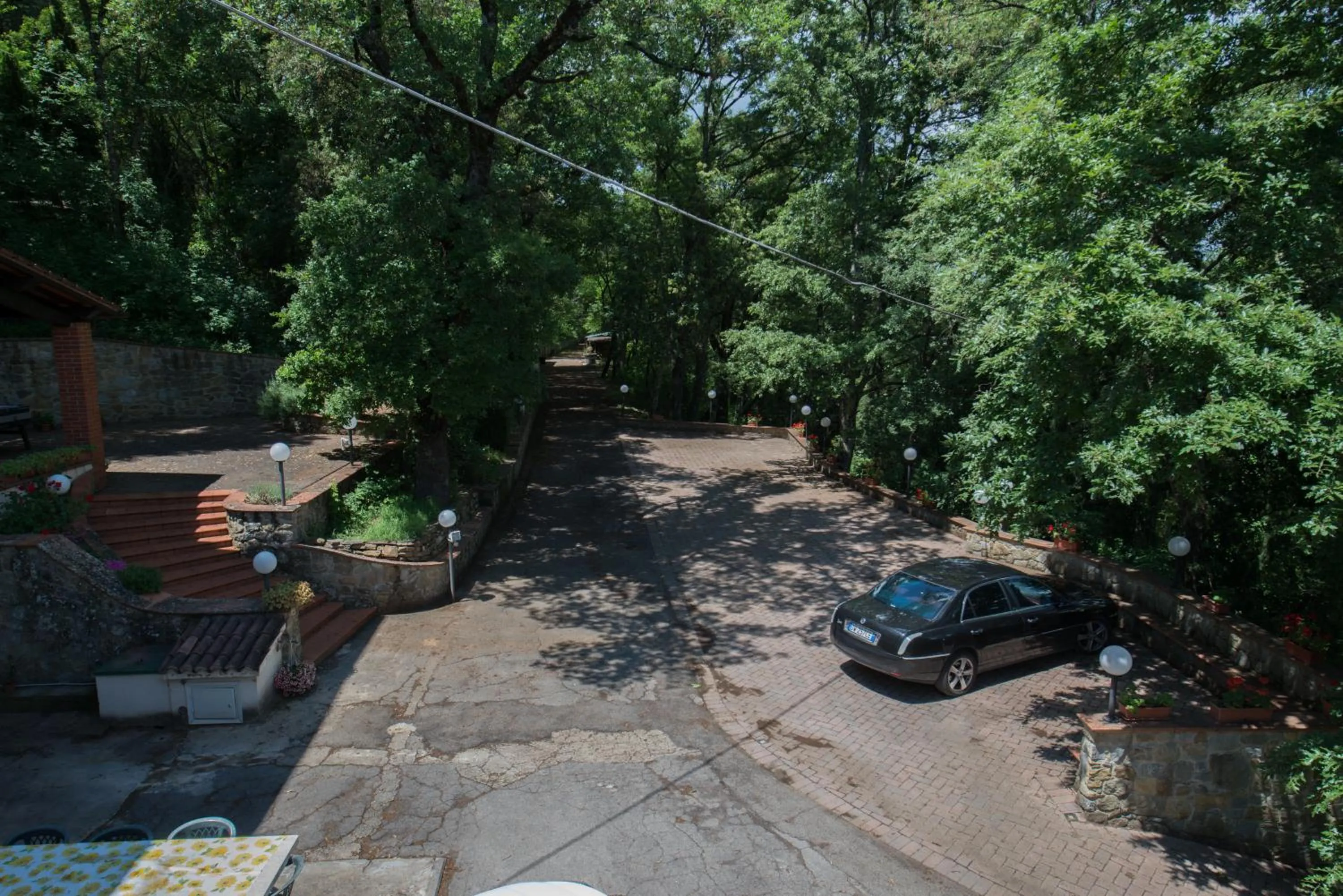 Garden view in Villa Sargiano