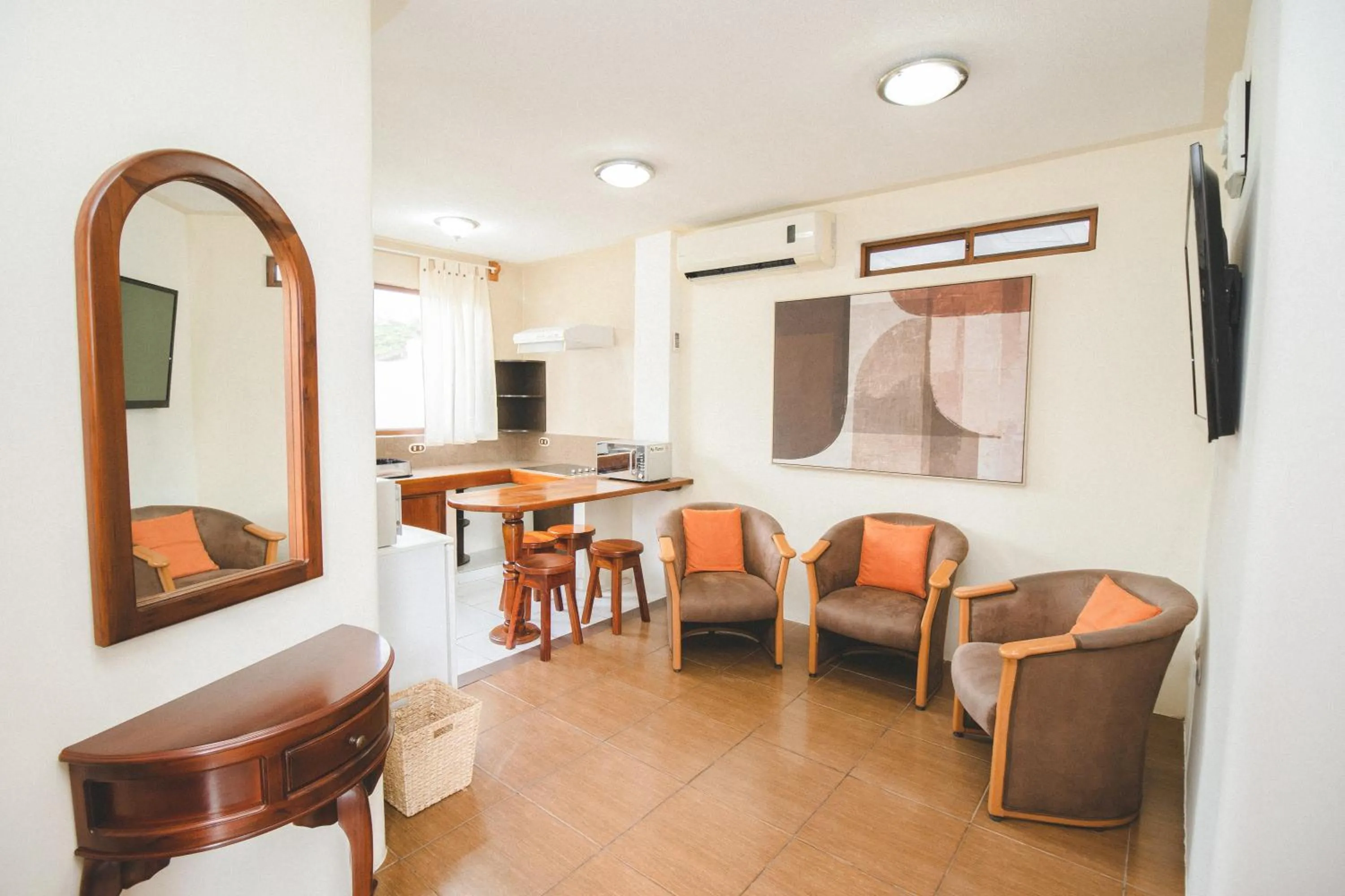 Living room in Hotel Palace Galapagos