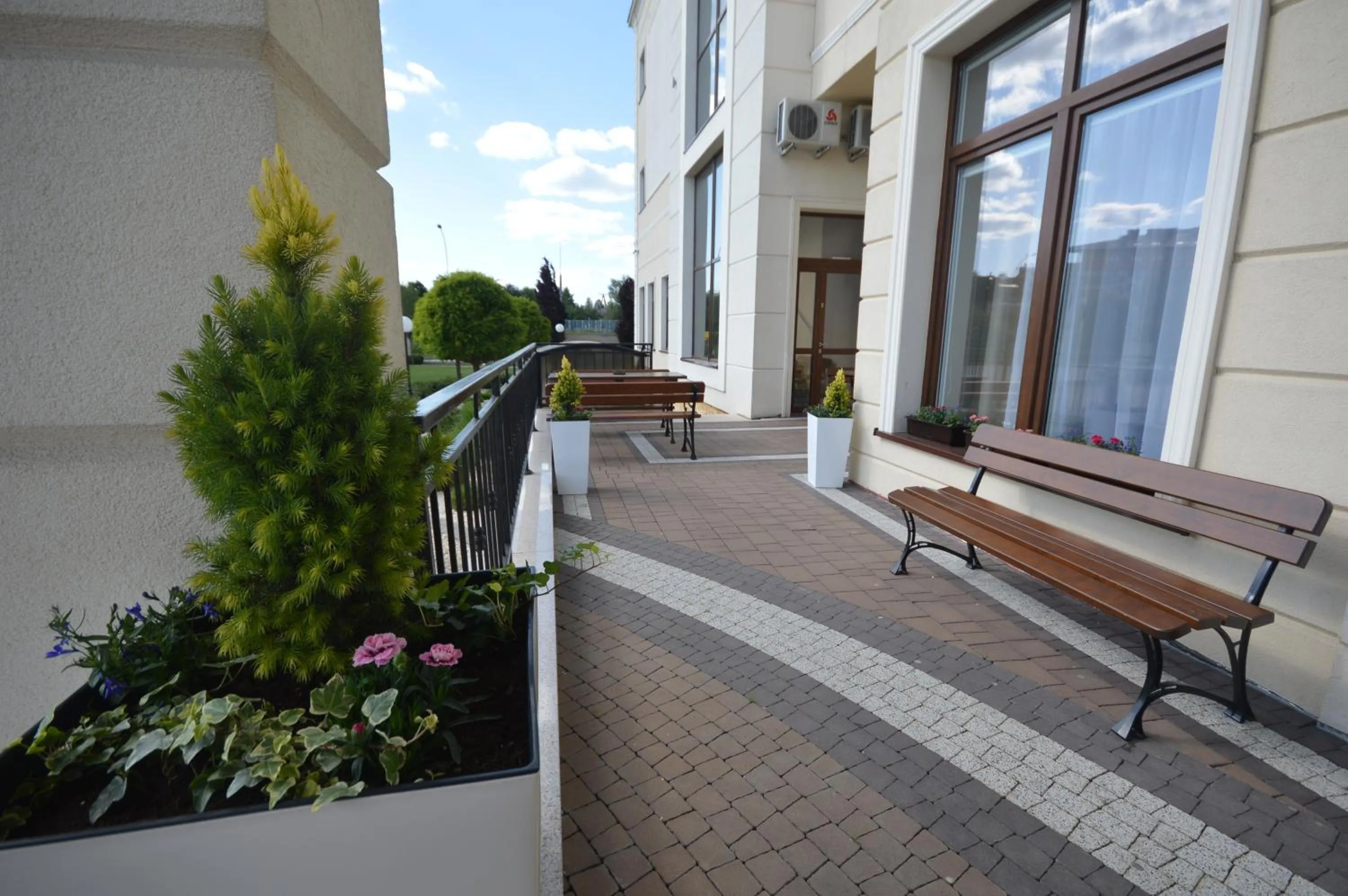 Balcony/Terrace in Alabaster Rezydencja