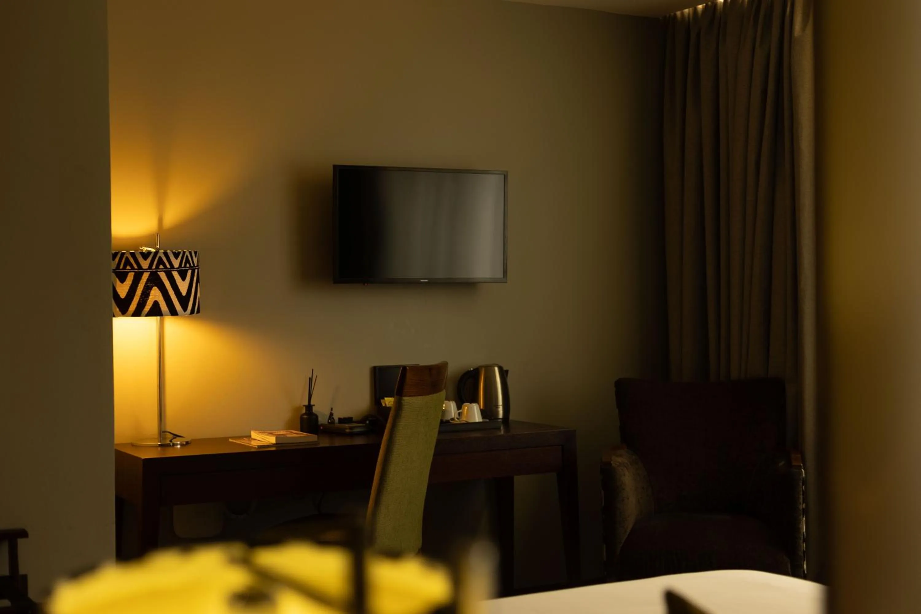 TV and multimedia in Fiesta Residences Boutique Hotel and Serviced Apartments.