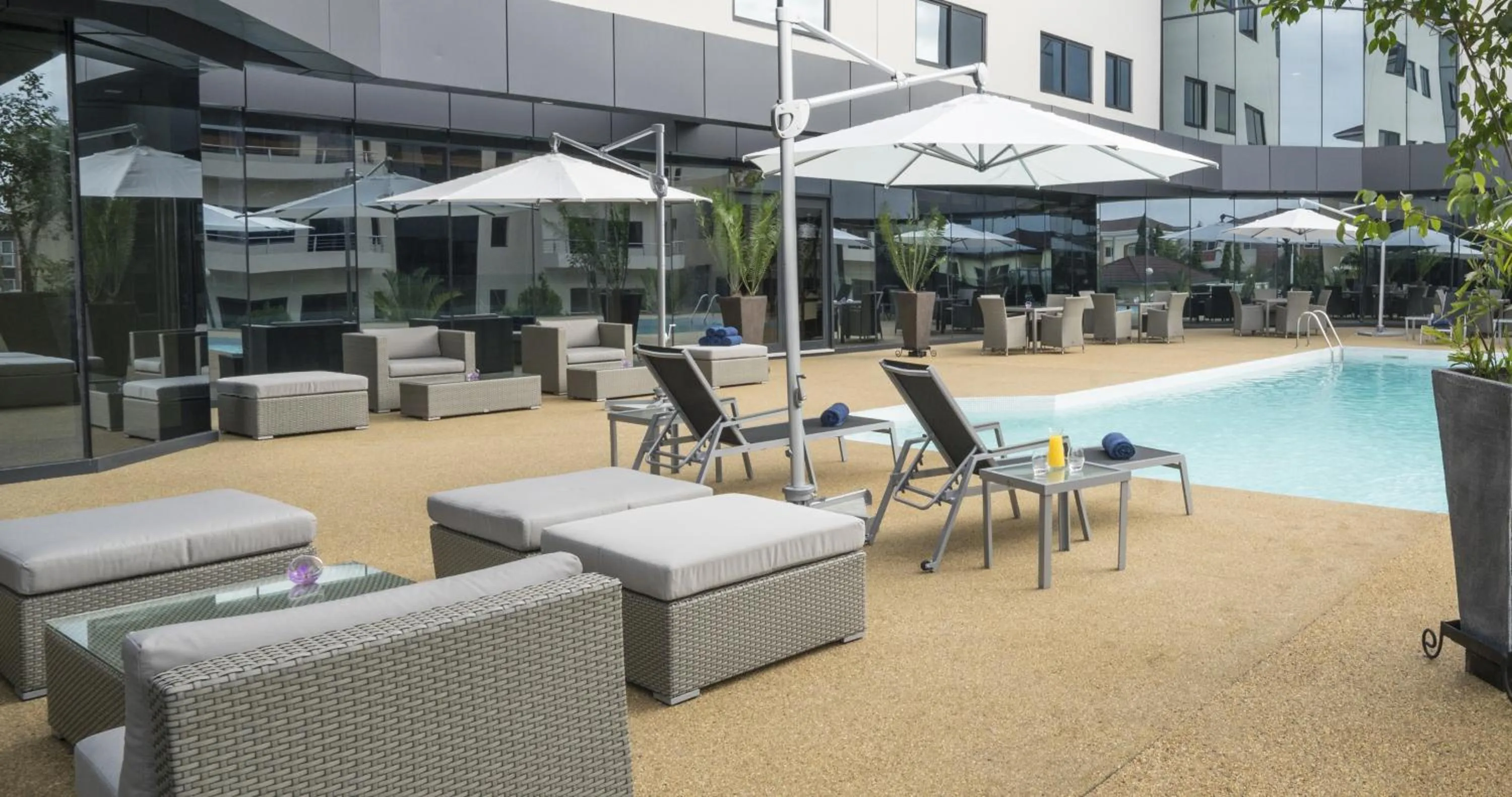 Balcony/Terrace in Fiesta Residences Boutique Hotel and Serviced Apartments.