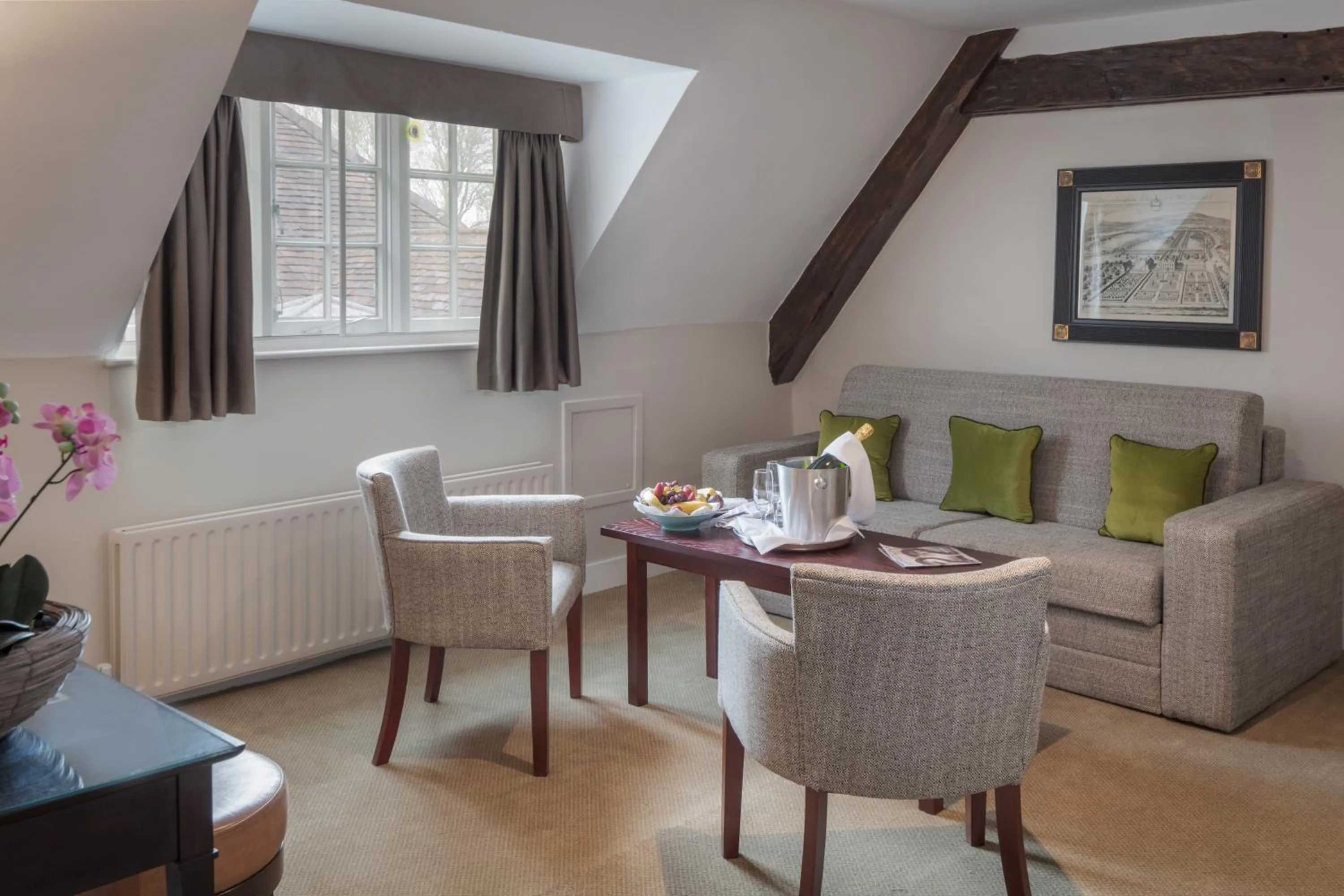Seating area in Albrighton Hall Hotel and Spa, a member of Radisson Individuals