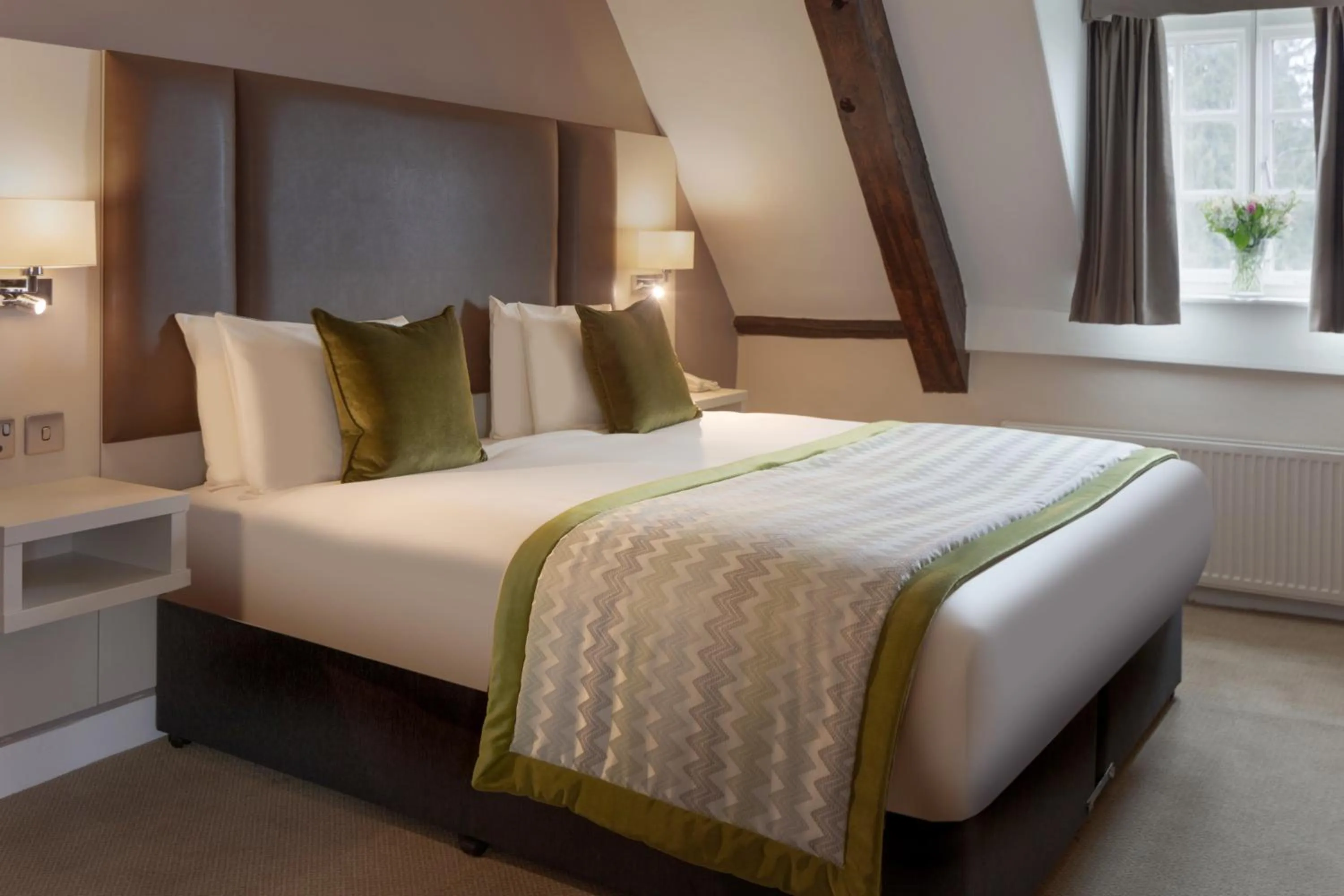 Bed in Albrighton Hall Hotel and Spa, a member of Radisson Individuals