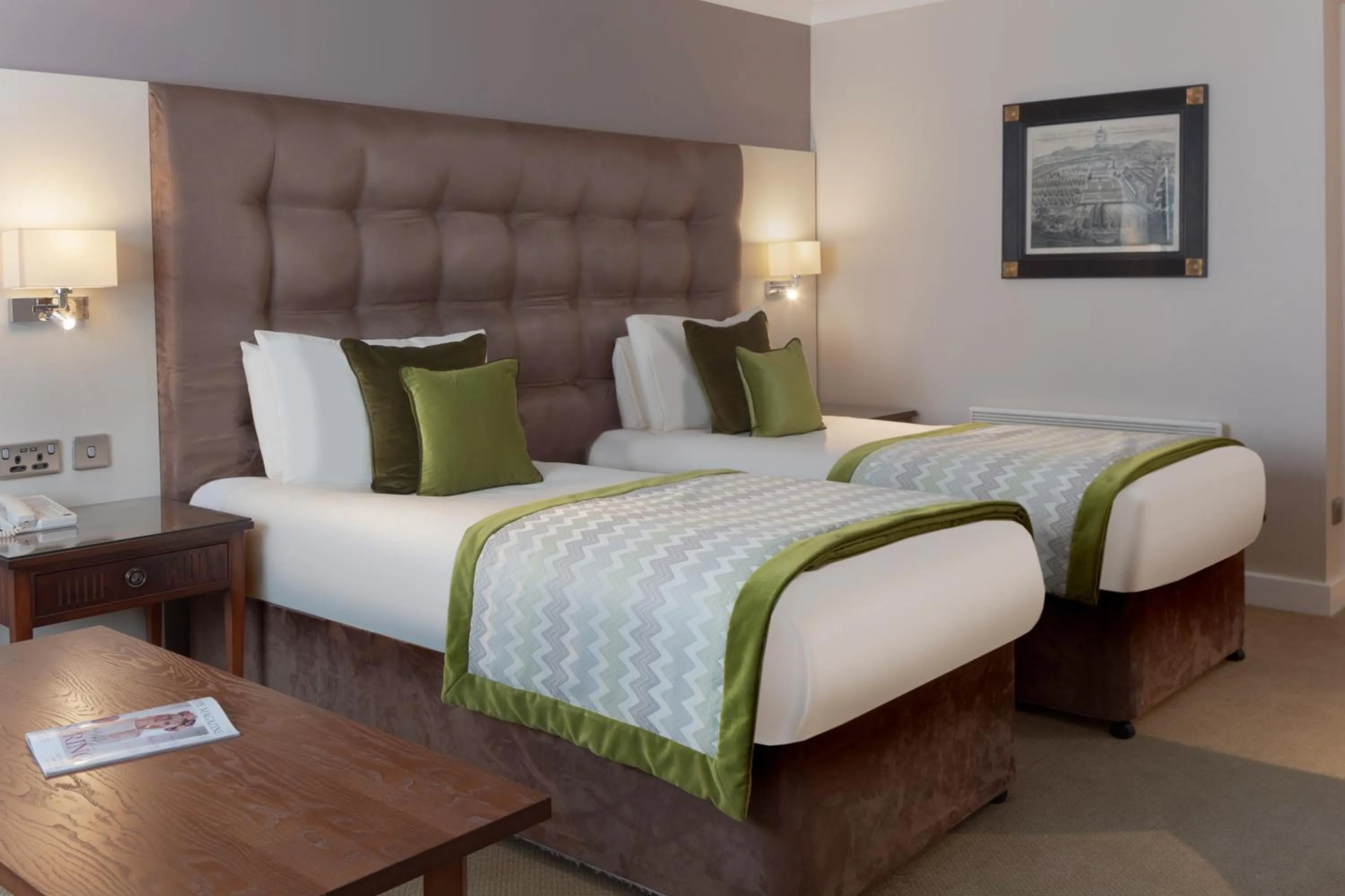 Bed in Albrighton Hall Hotel and Spa, a member of Radisson Individuals