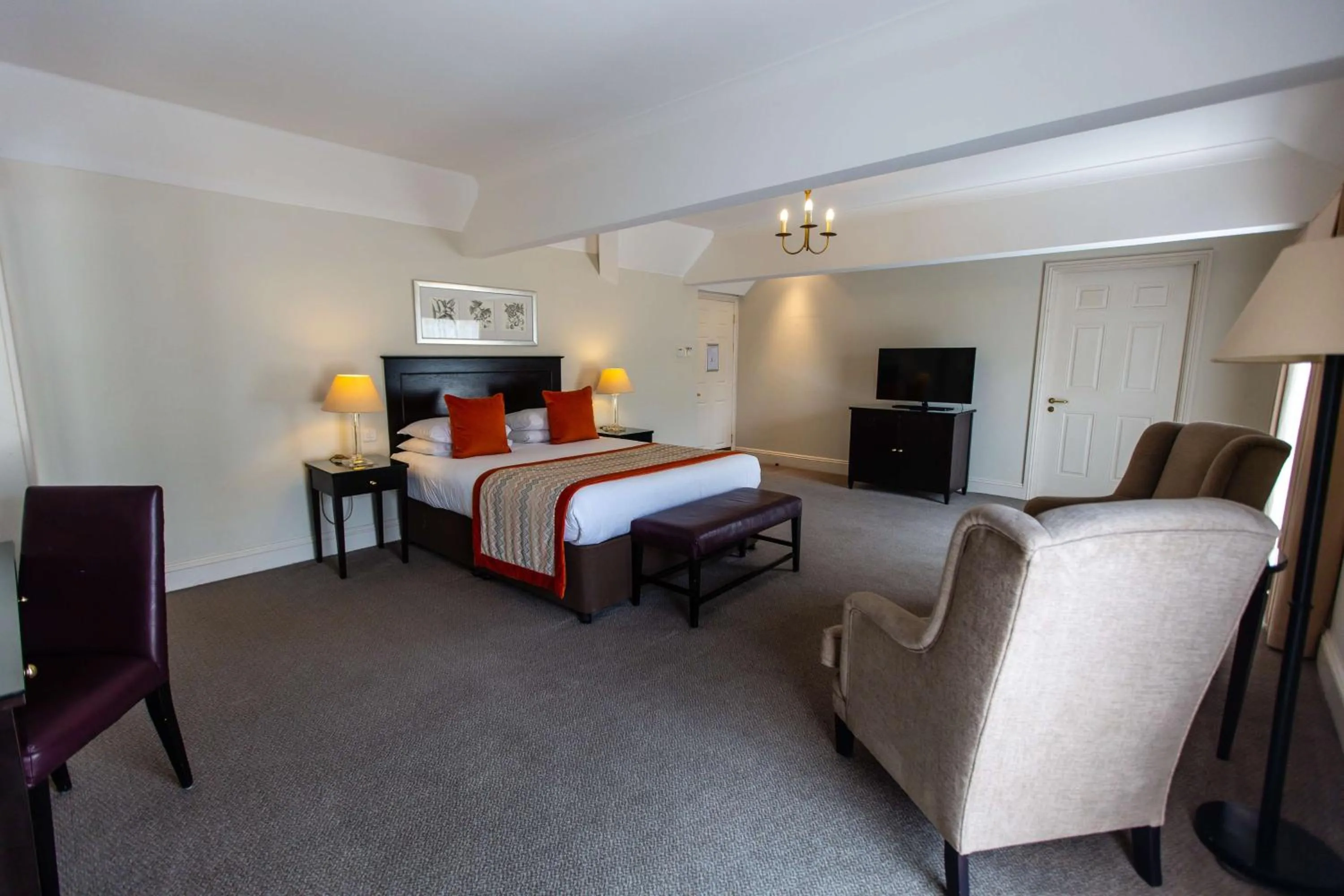 Bedroom, Bed in Albrighton Hall Hotel and Spa, a member of Radisson Individuals