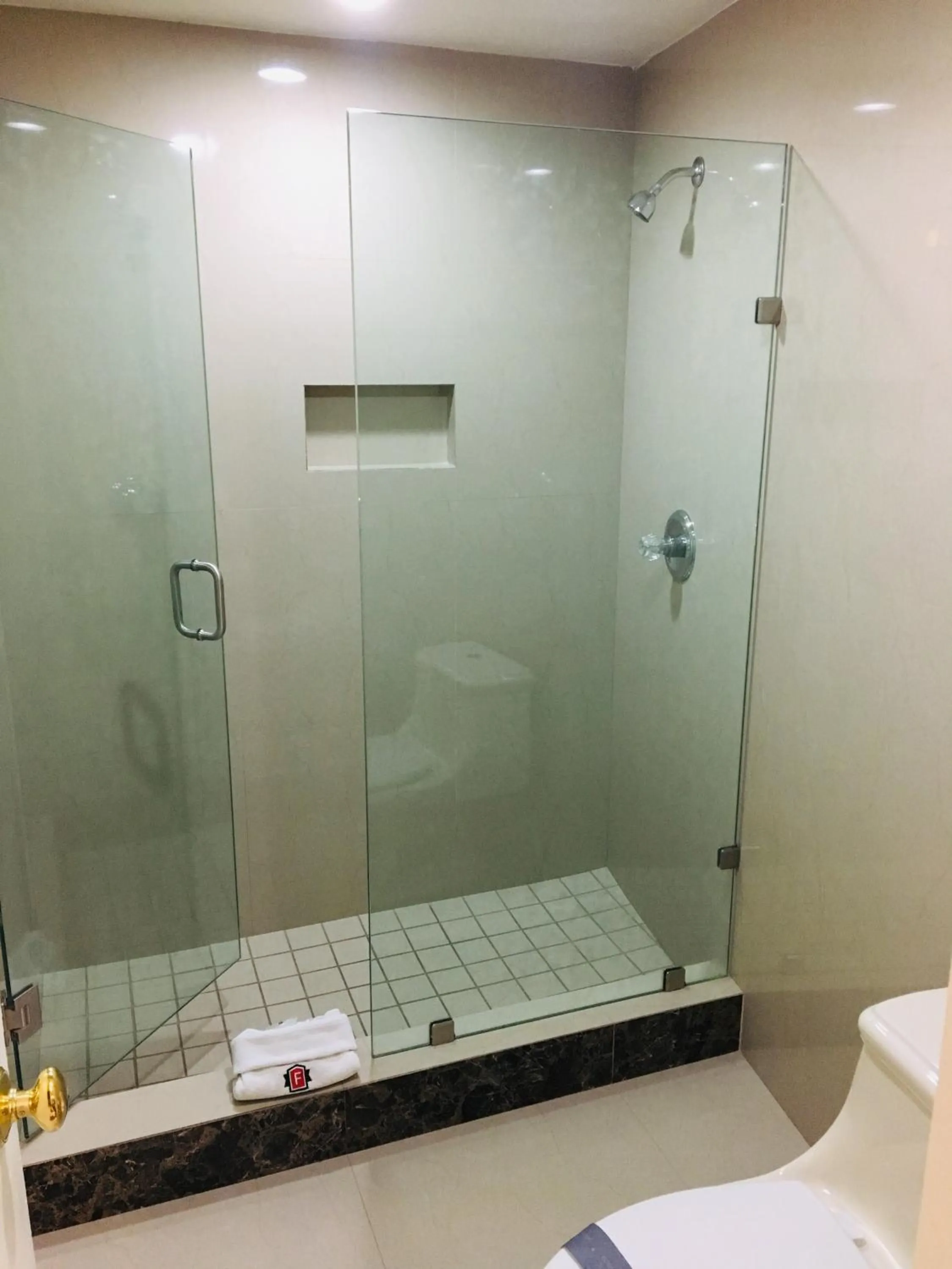 Shower in Hotel Frontiere Tijuana