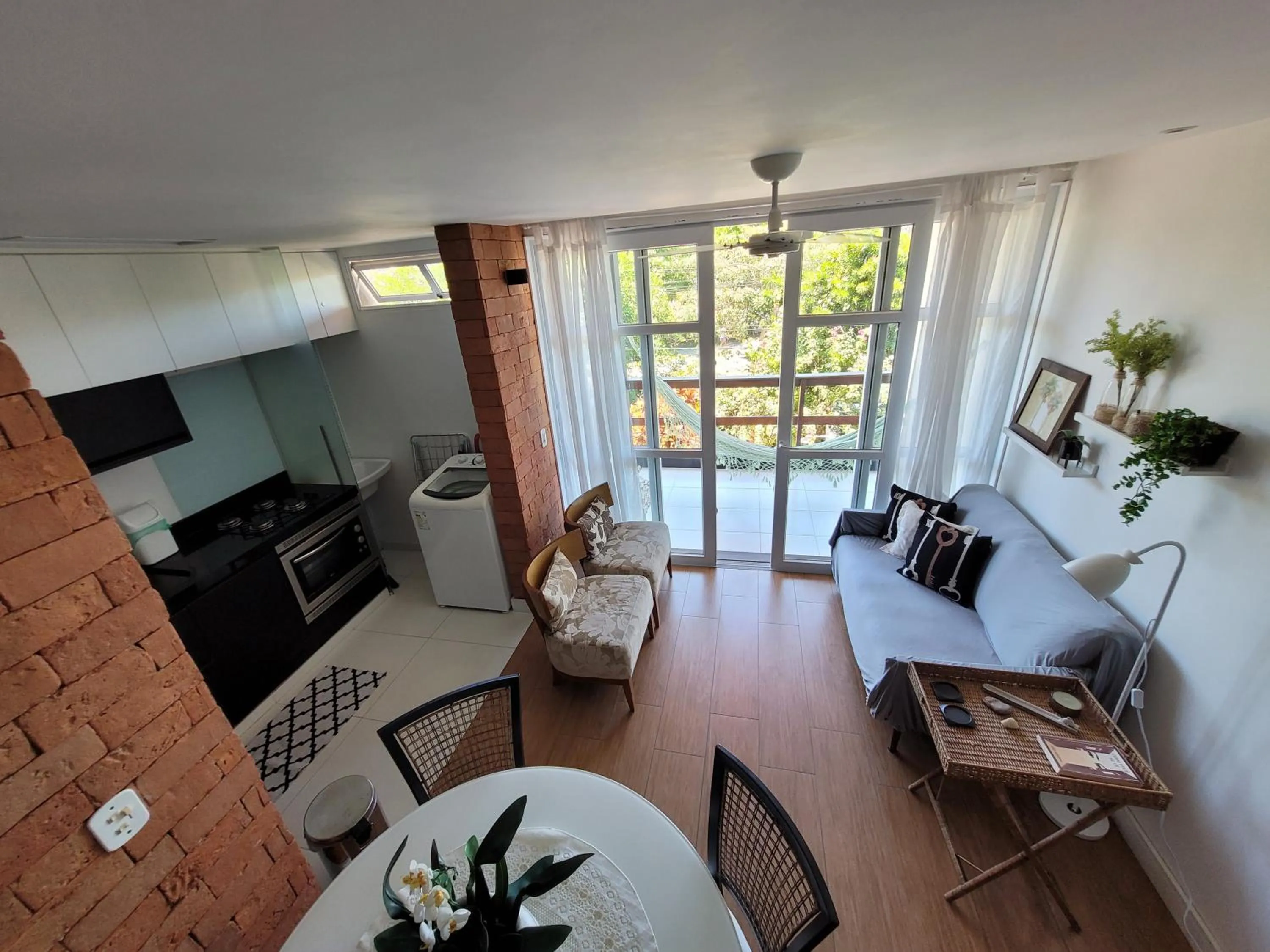Living room in Centro de Búzios 2 quartos