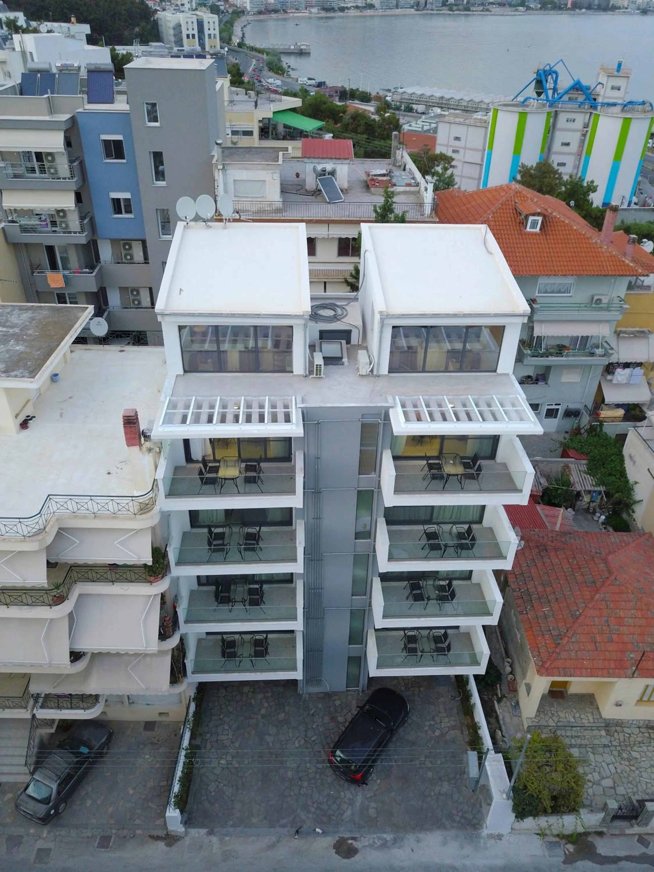 Bird's eye view in Mavili Luxury Apartments