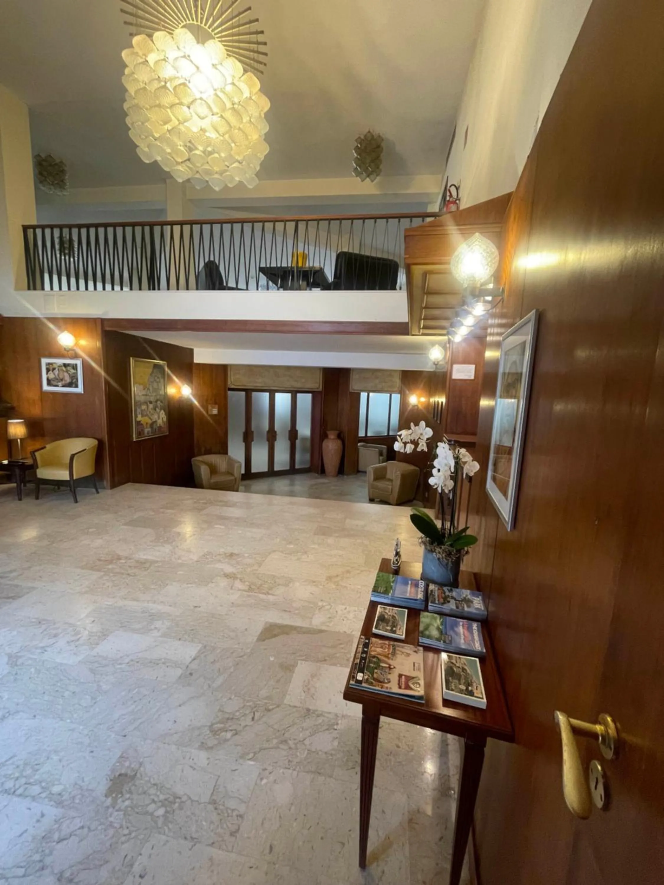 Lobby or reception in Hotel Sacco