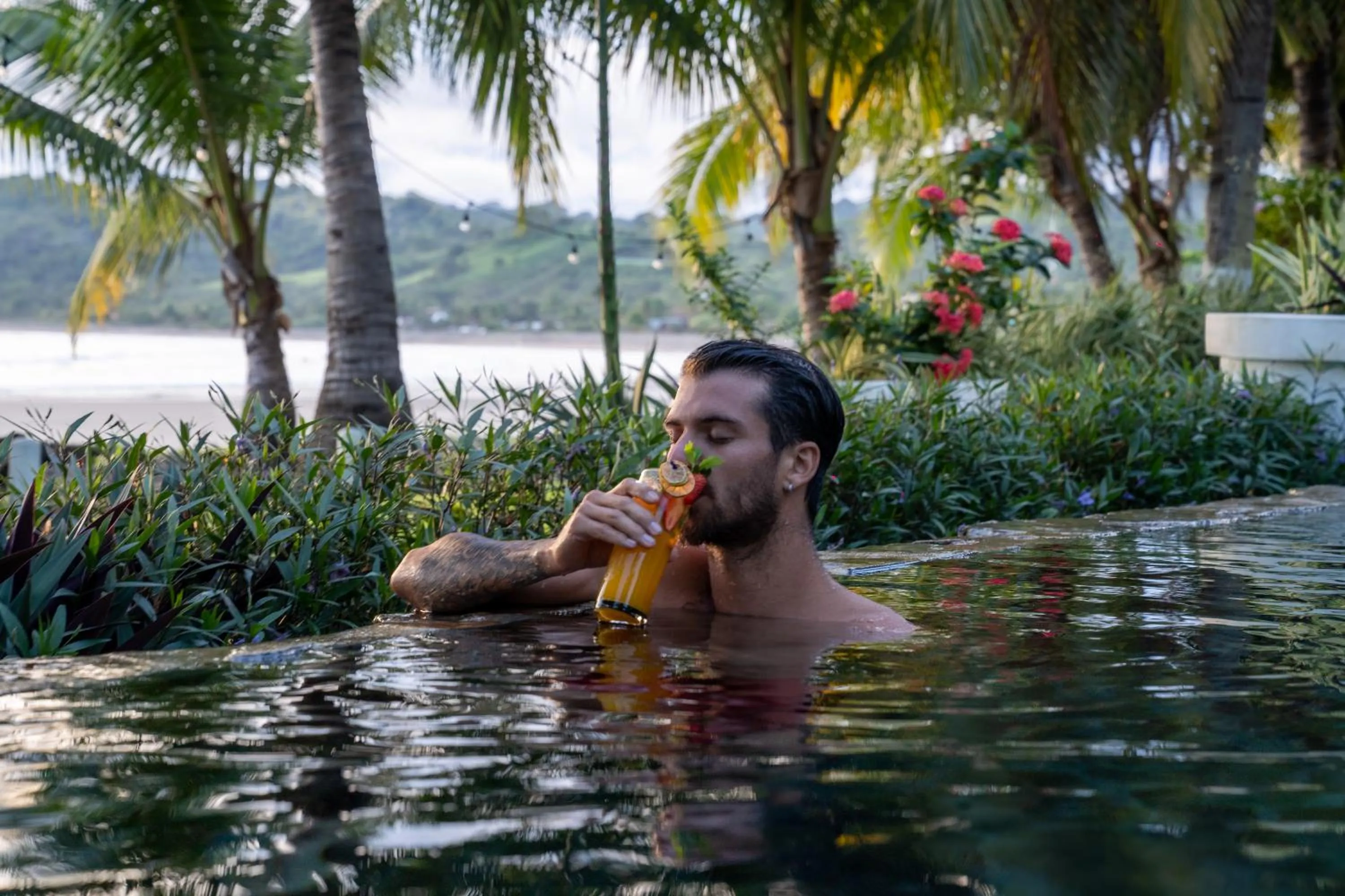 Pool view in Villa Marina Hotel