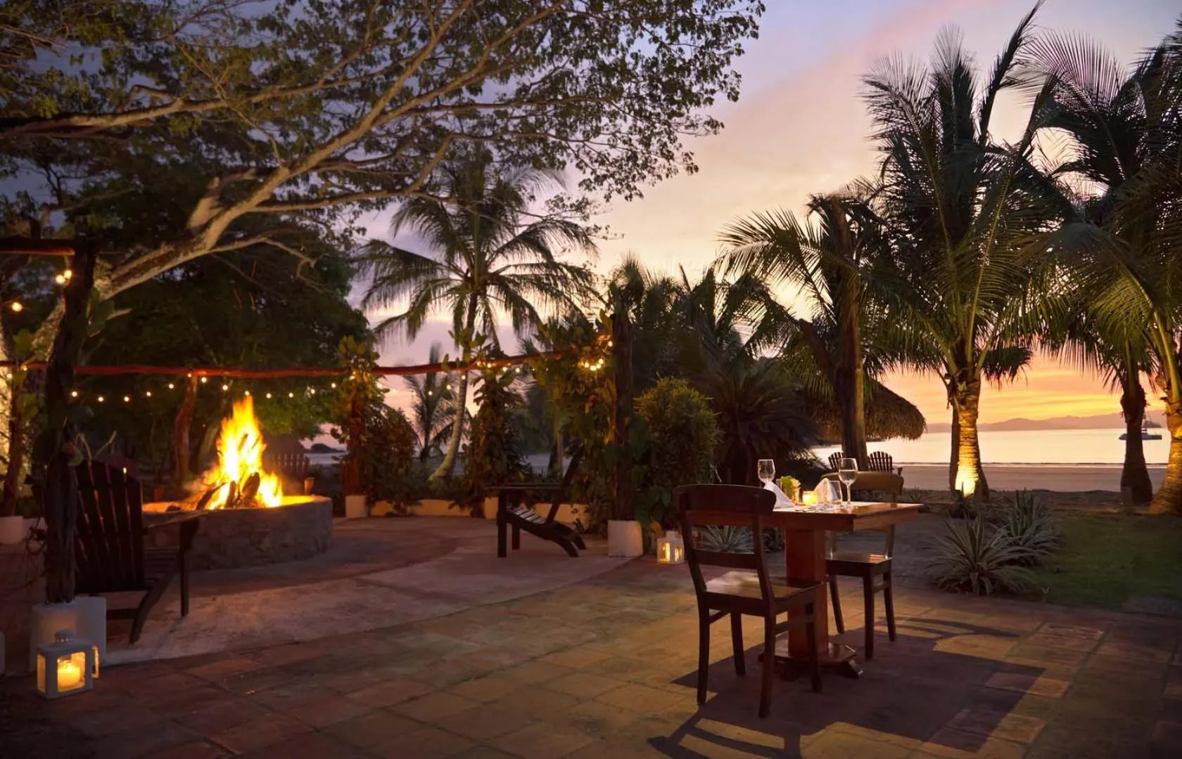 Dinner in Villa Marina Hotel