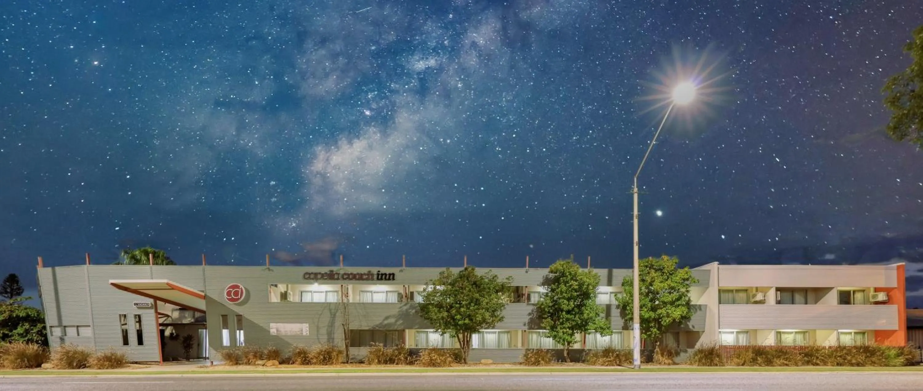 Property building in Capella Coach Inn