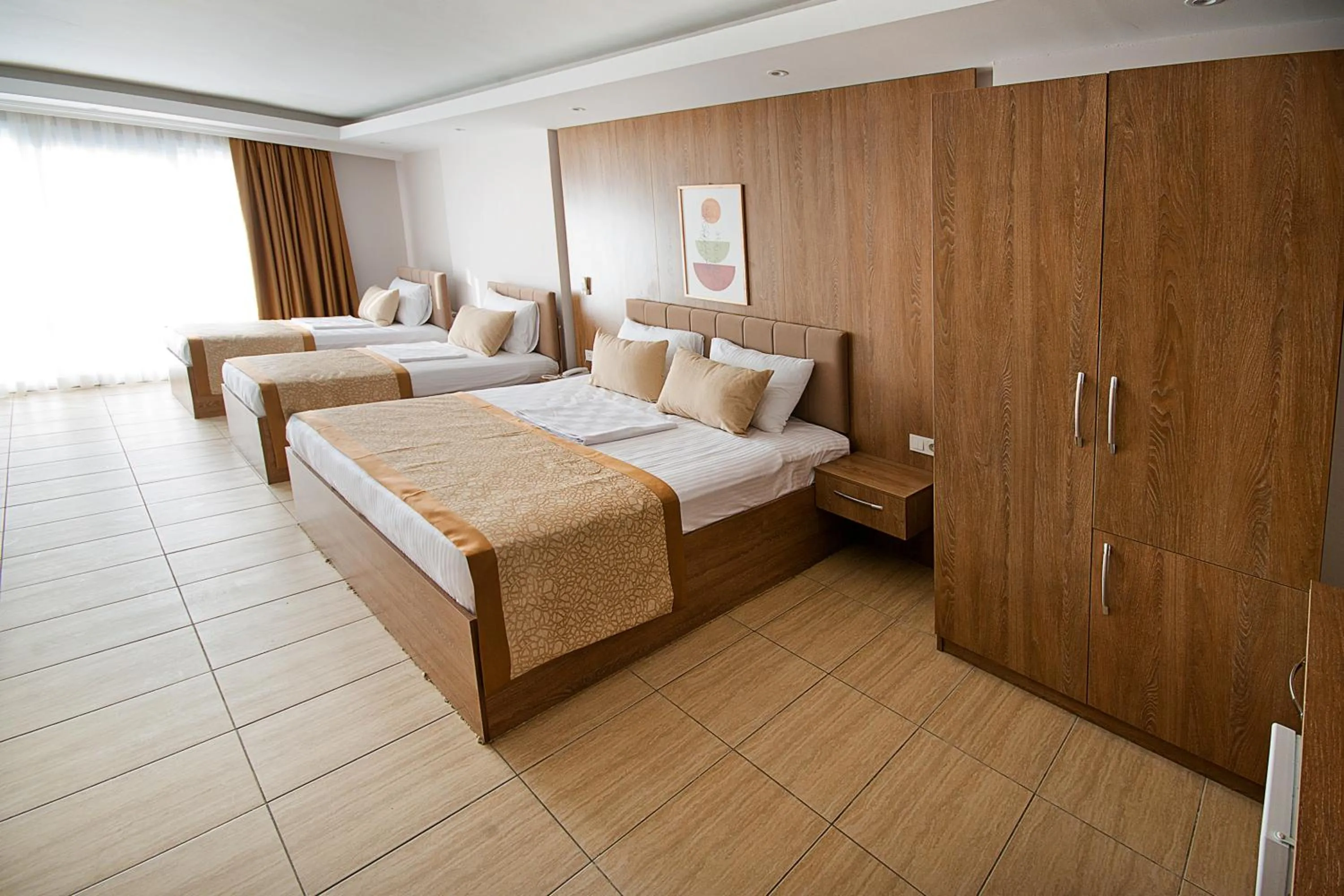 Bed in Lion City Hotel