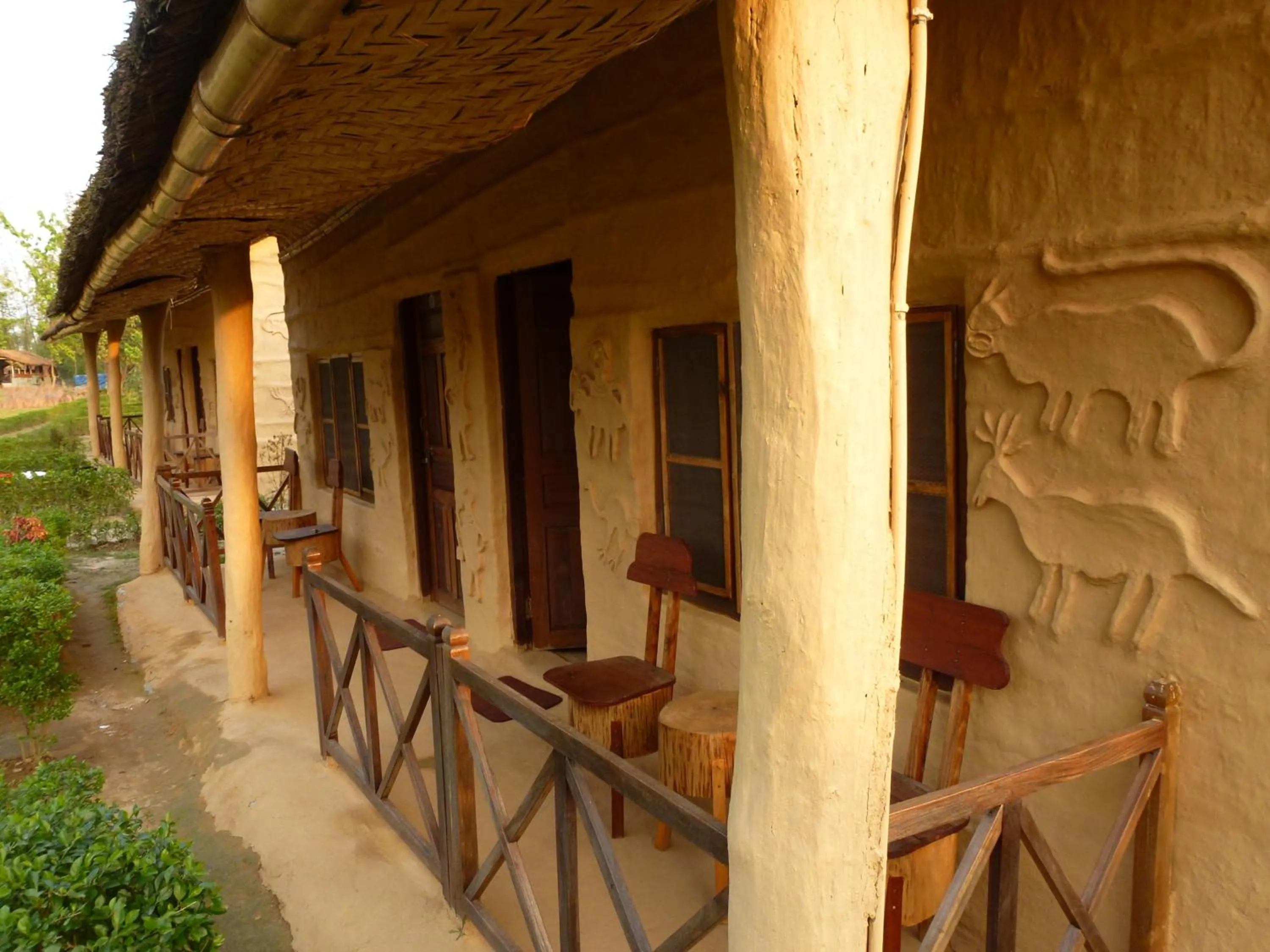 Balcony/Terrace in Bardia Eco Lodge