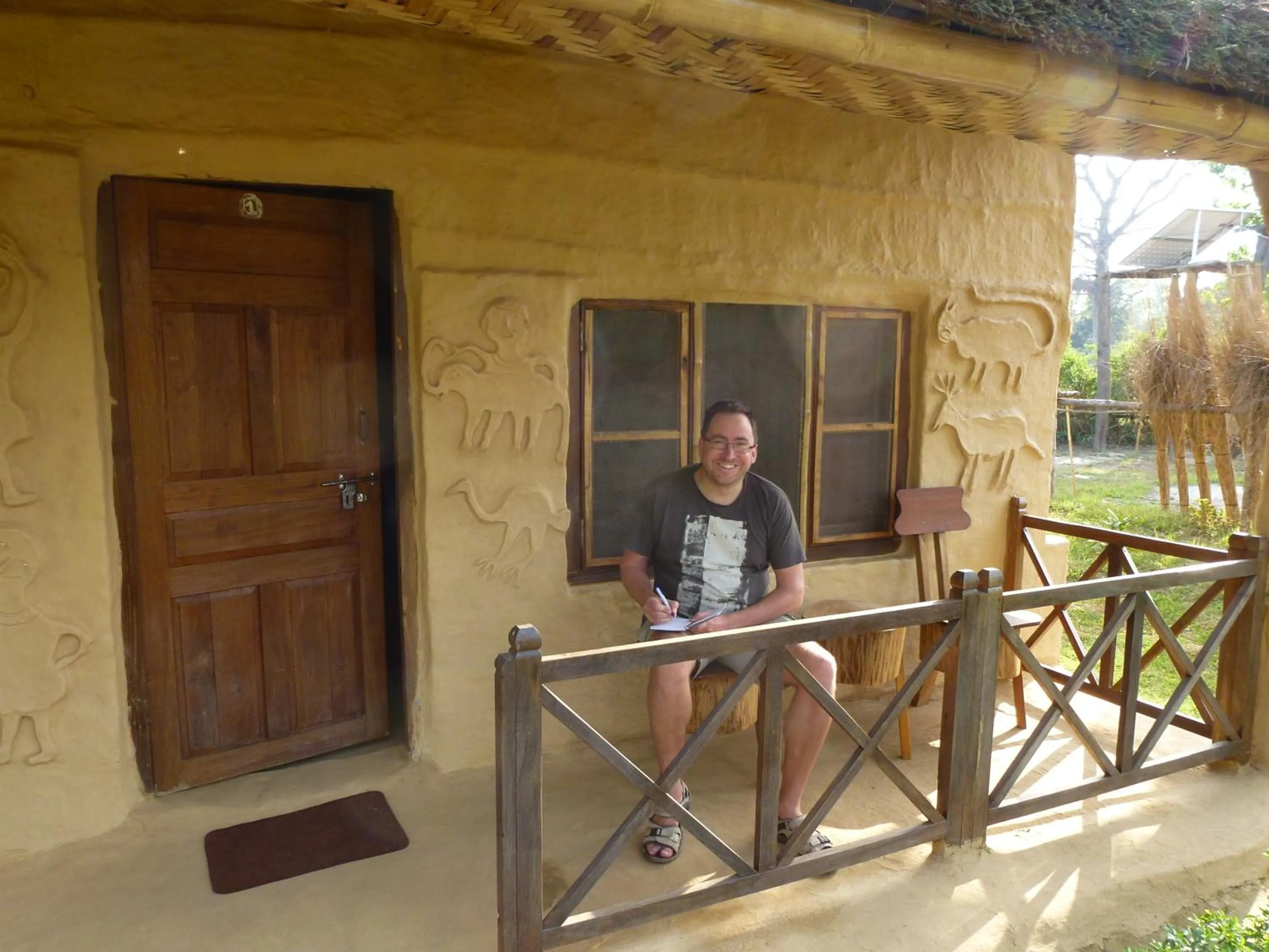 Balcony/Terrace in Bardia Eco Lodge