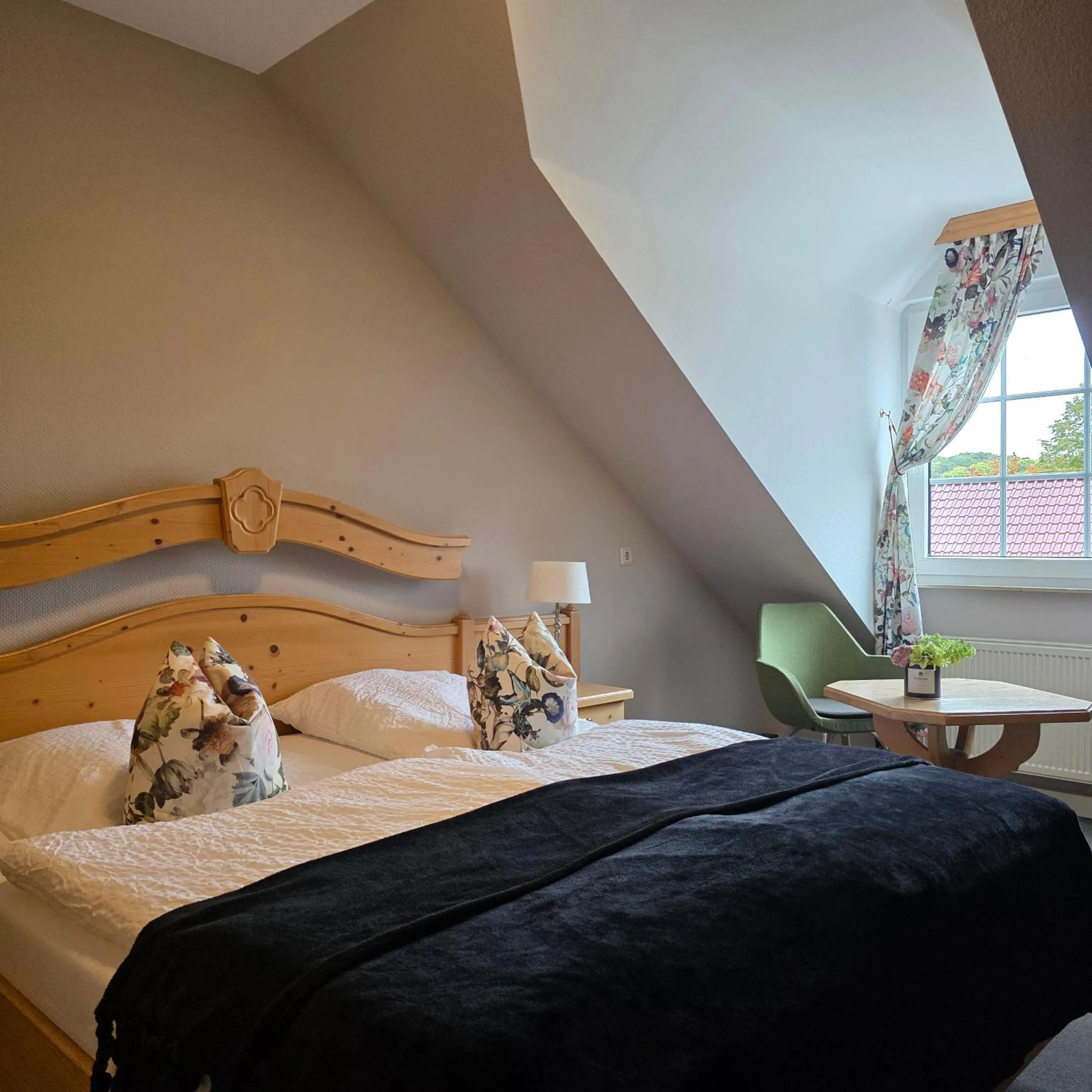 Double Room with Private Bathroom in Hildebrandts Landhotel - bei Erfurt