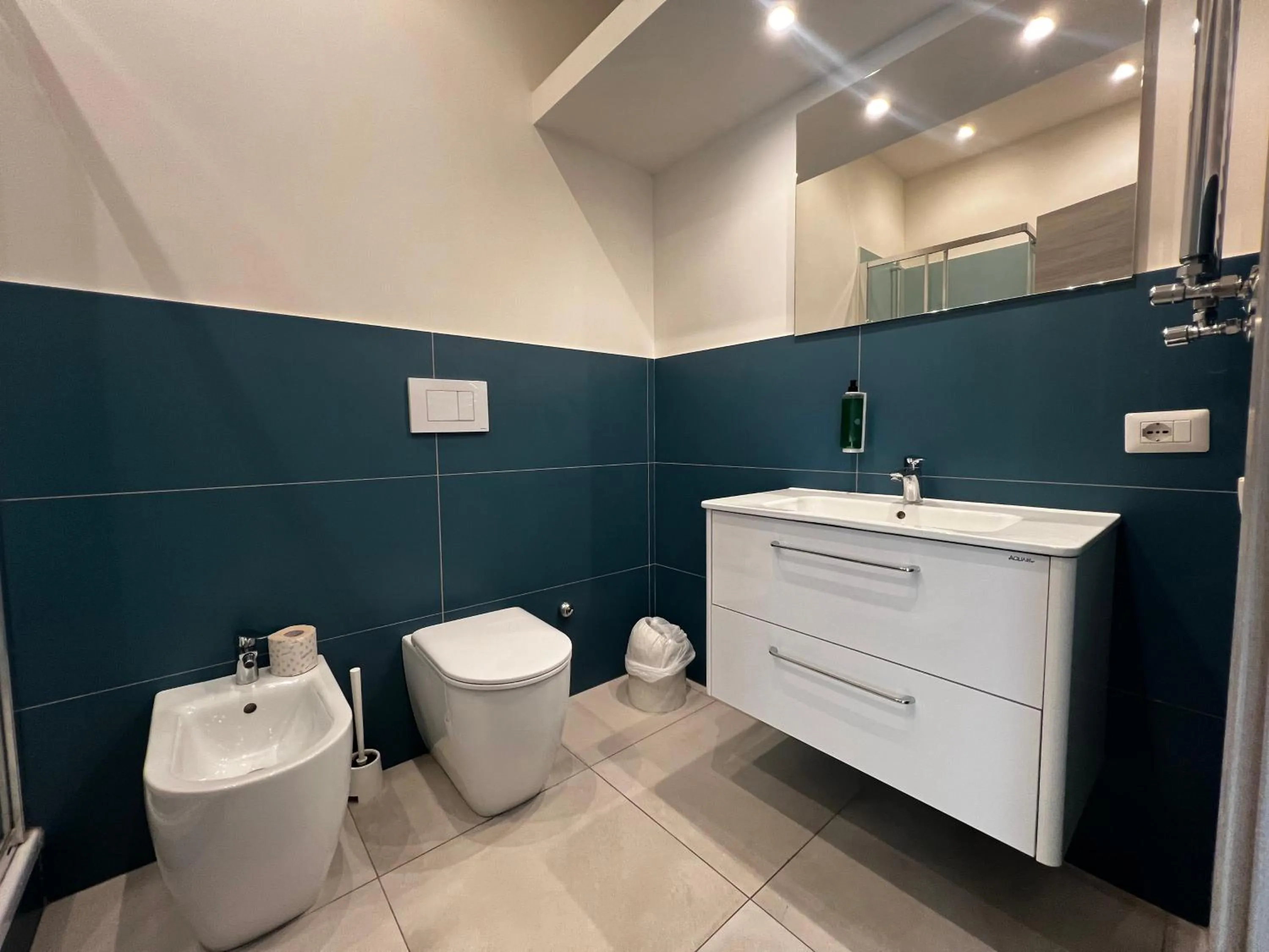 Bathroom in Parco Tirreno Hotel