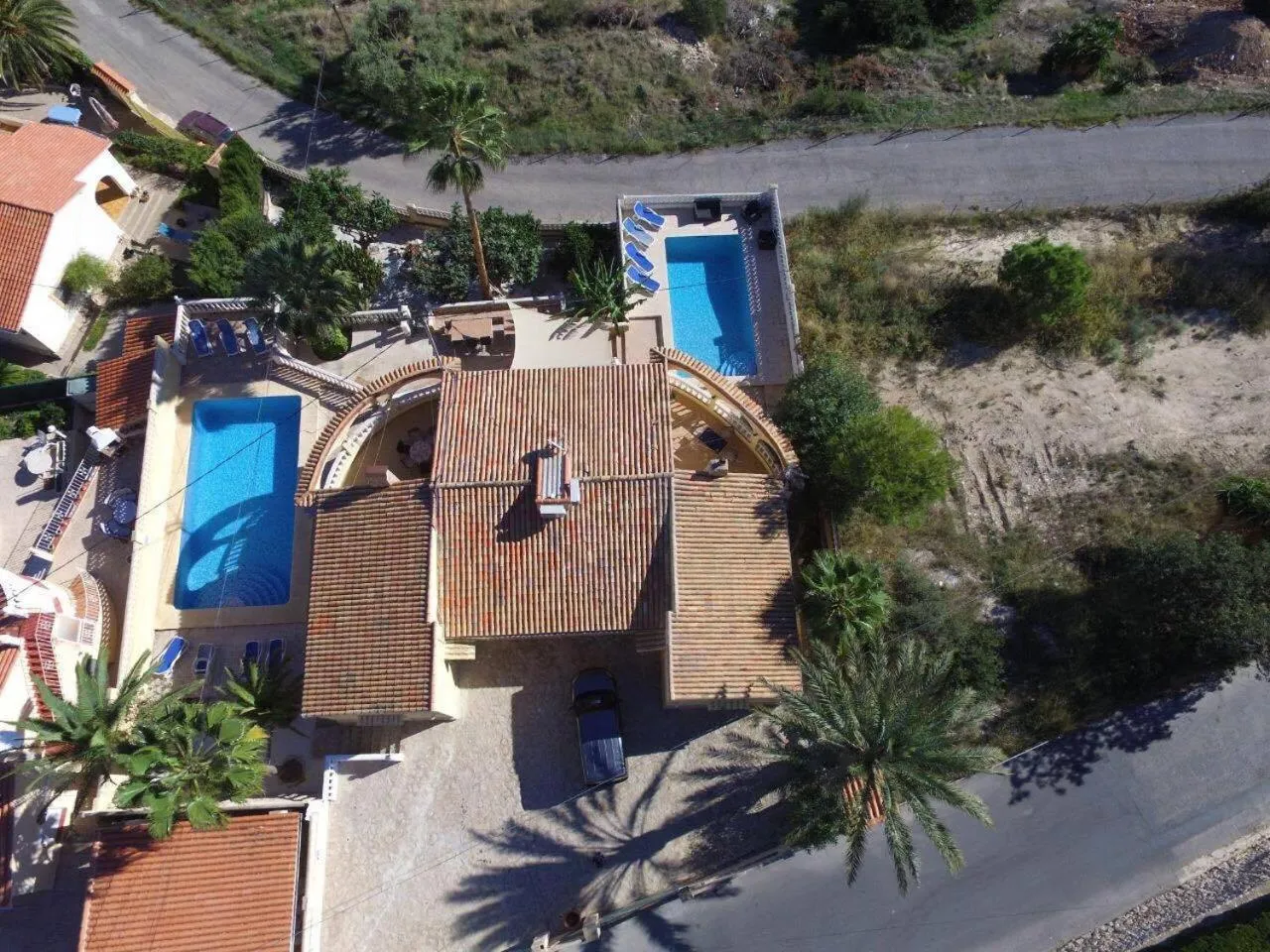 Bird's eye view in Villa Romeo