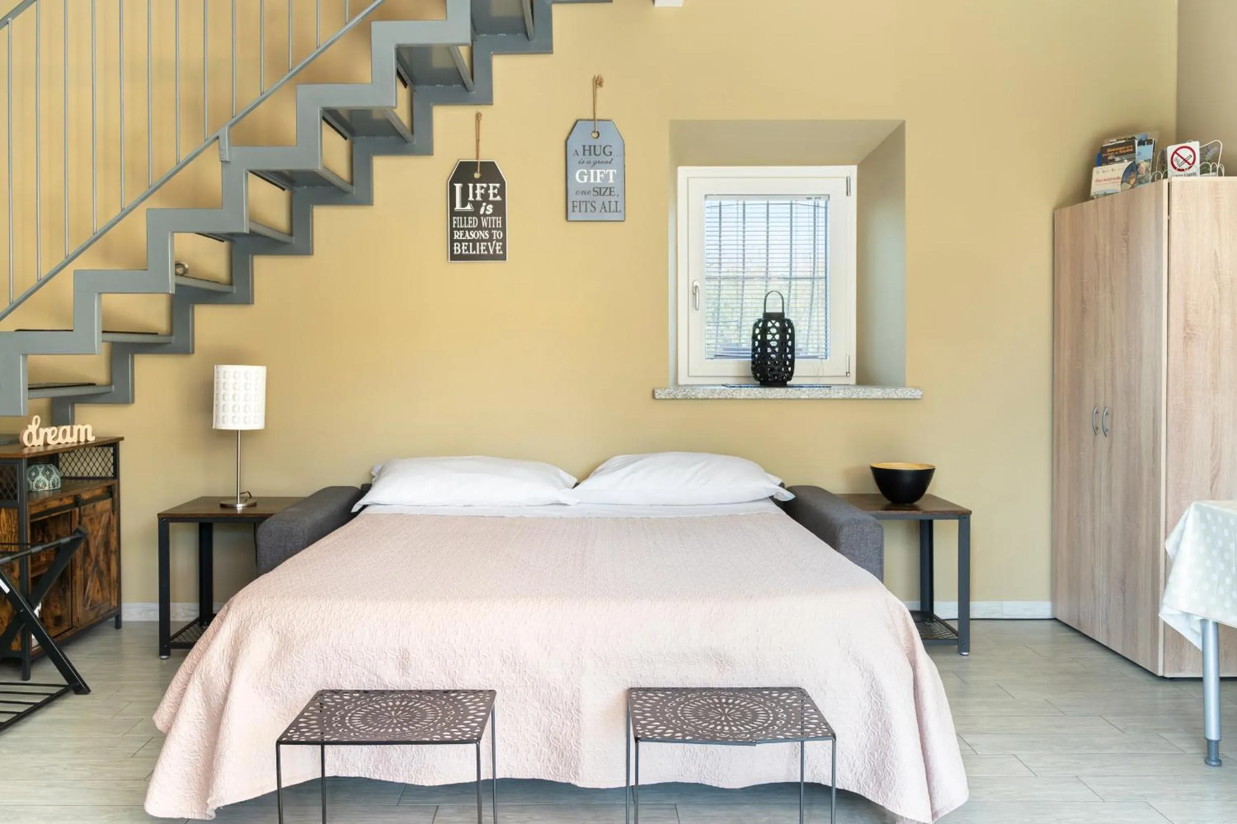 Living room, Bed in Residence Campagnole